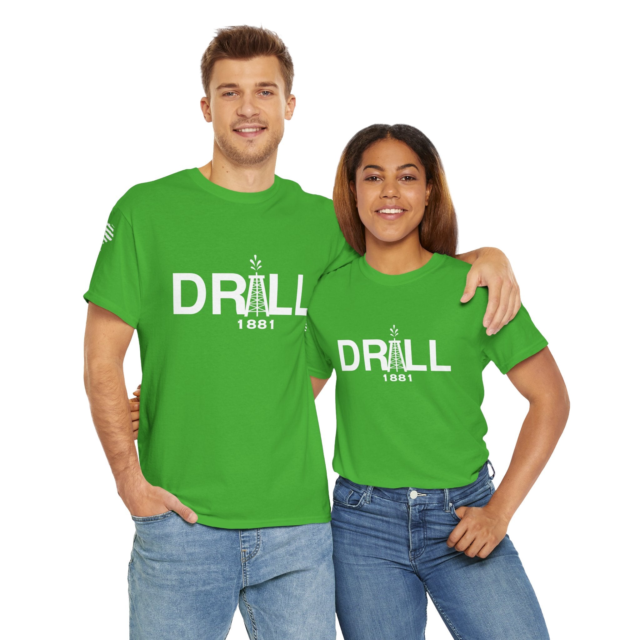 Drill Basic White Logo - SS - Front