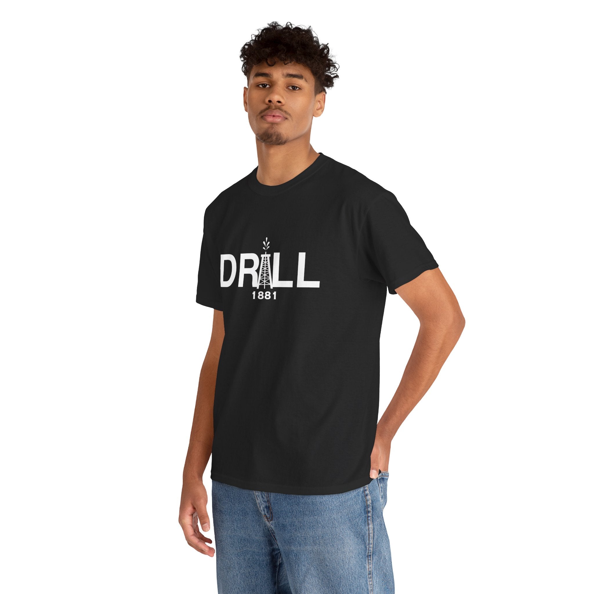 Drill Basic White Logo - SS - Front