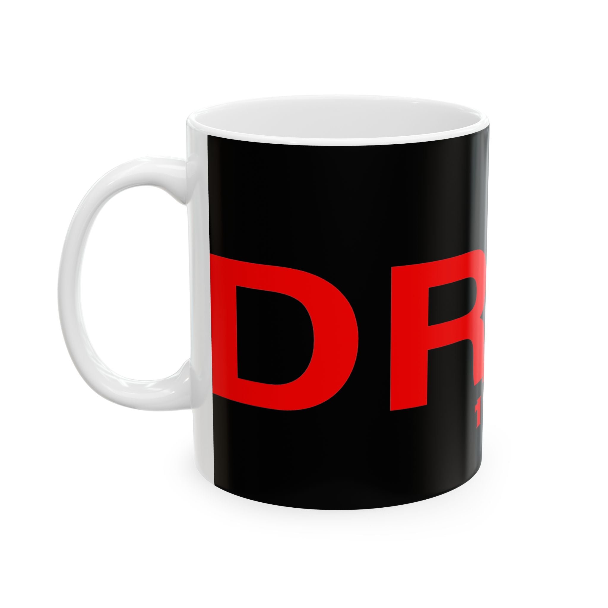 Drill Red Logo Ceramic Coffee Mug