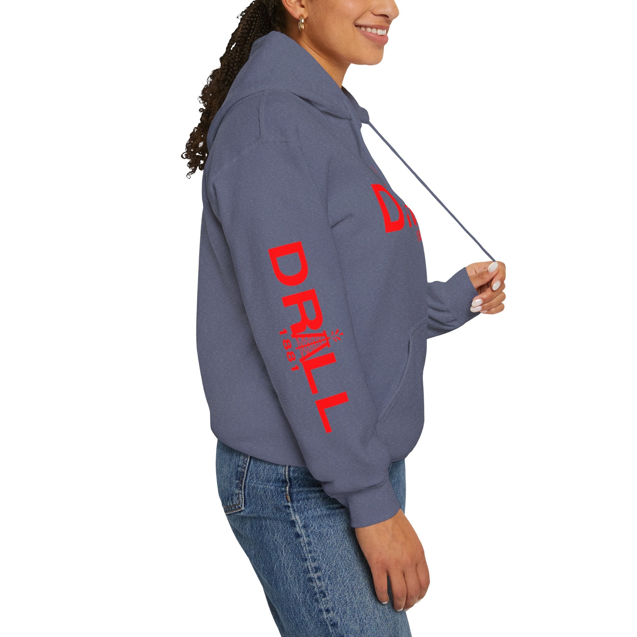 Drill Basic Red Logo - Heavy Blend™ Hoodie