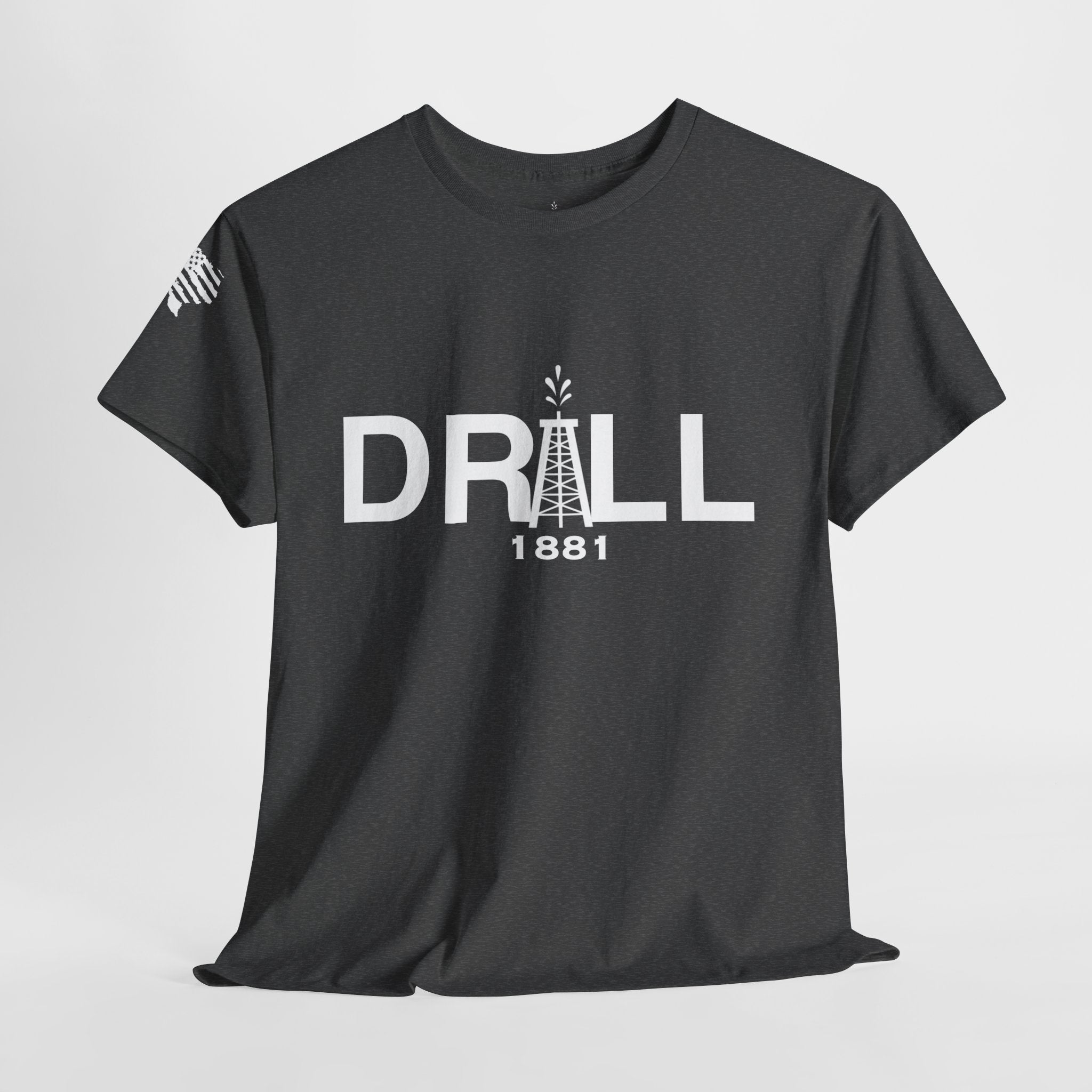 Drill Basic White Logo - SS - Front