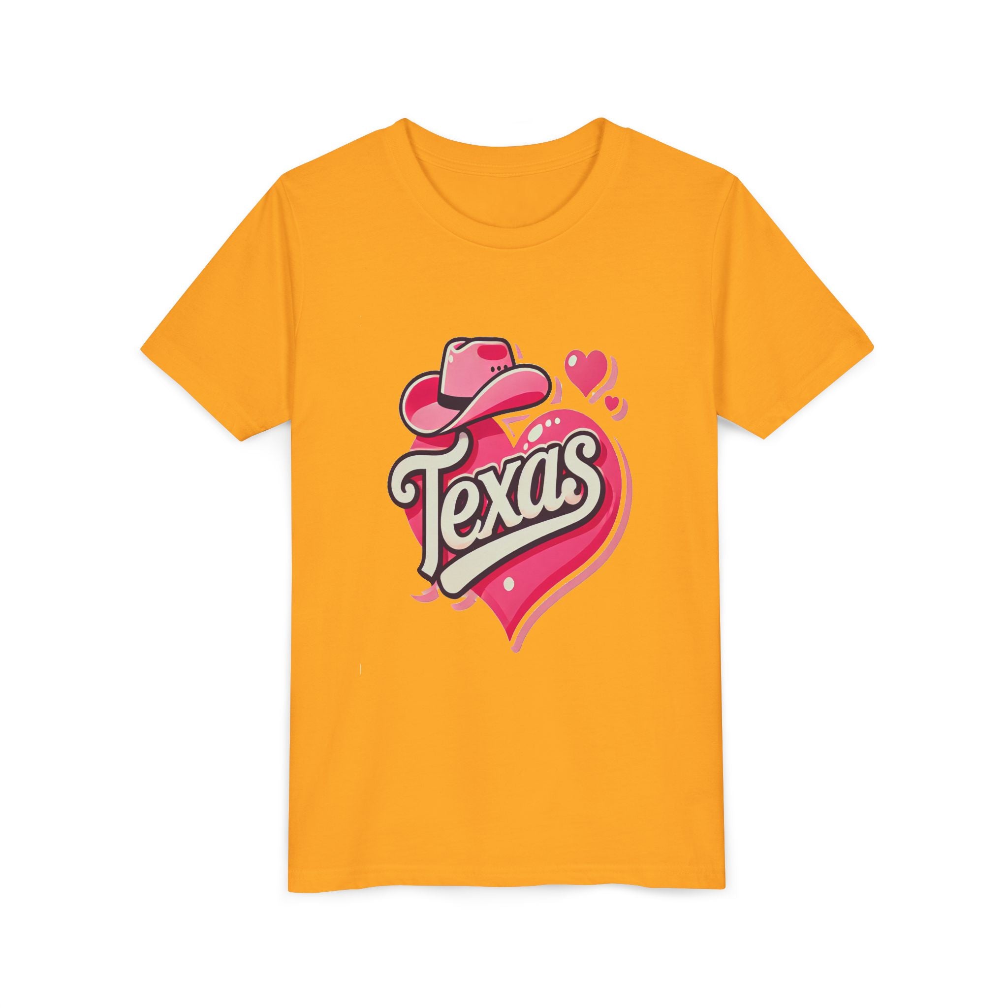 Texas Heart Youth Short Sleeve Tee - Fun & Stylish T-Shirt for Kids