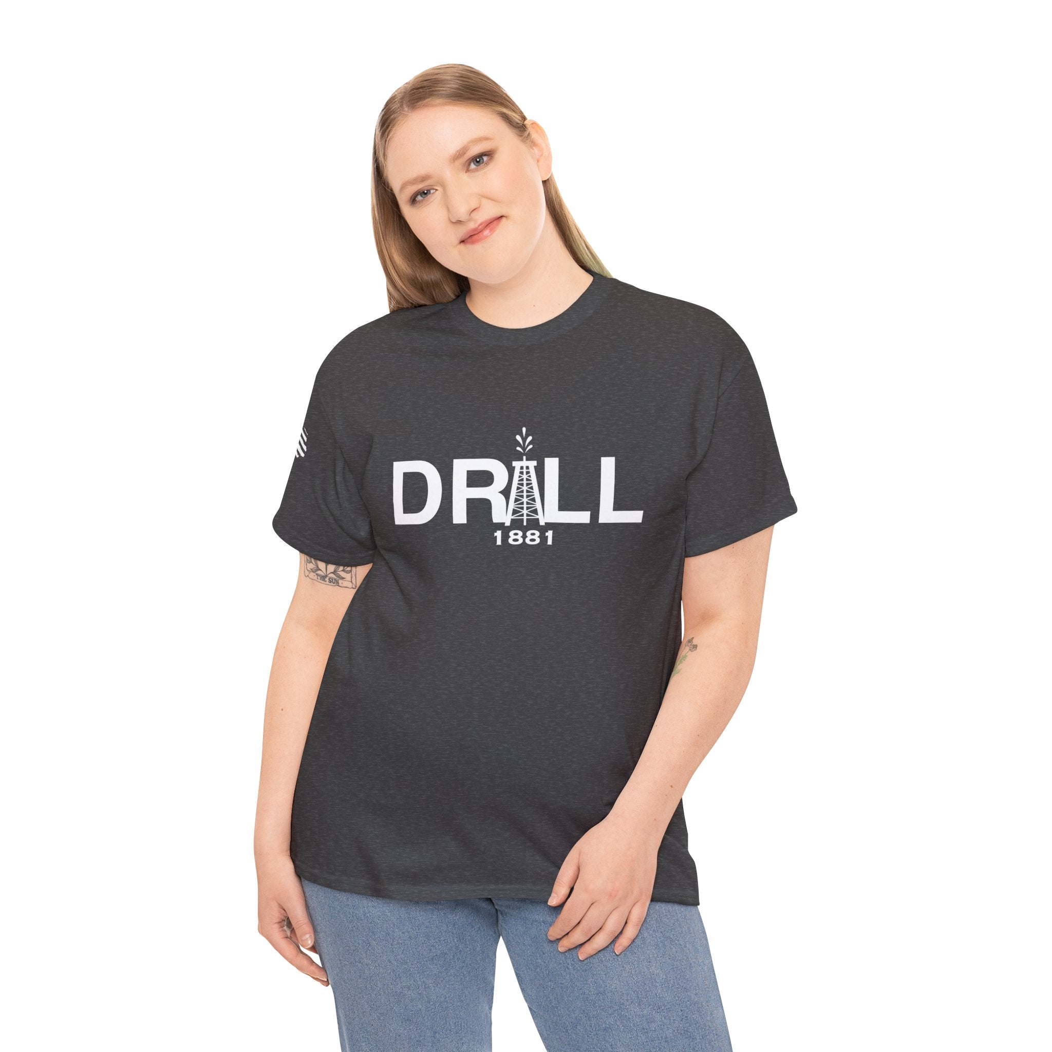 Drill Basic White Logo - SS - Front
