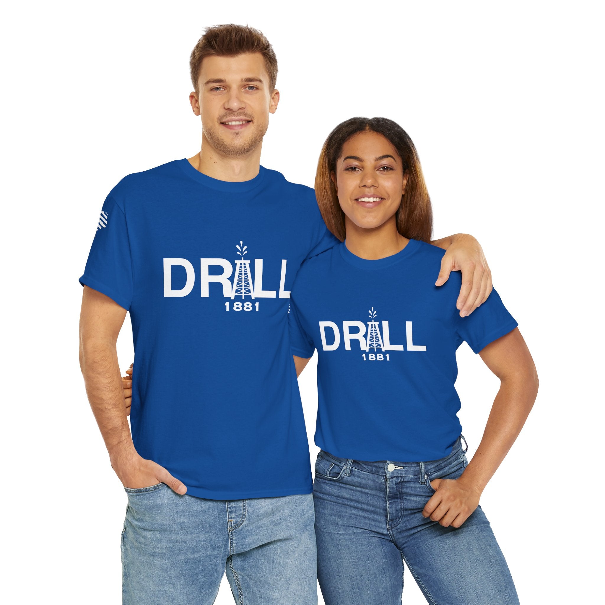 Drill Basic White Logo - SS - Front