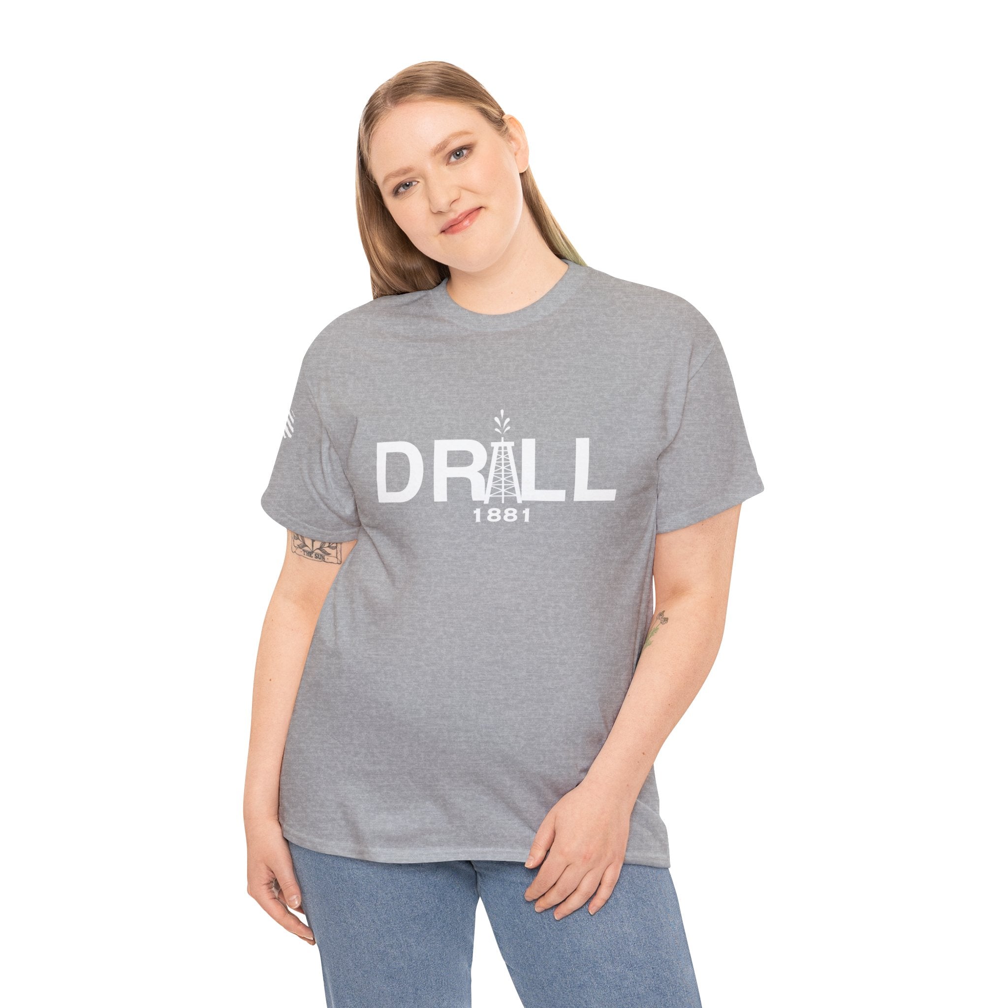 Drill Basic White Logo - SS - Front