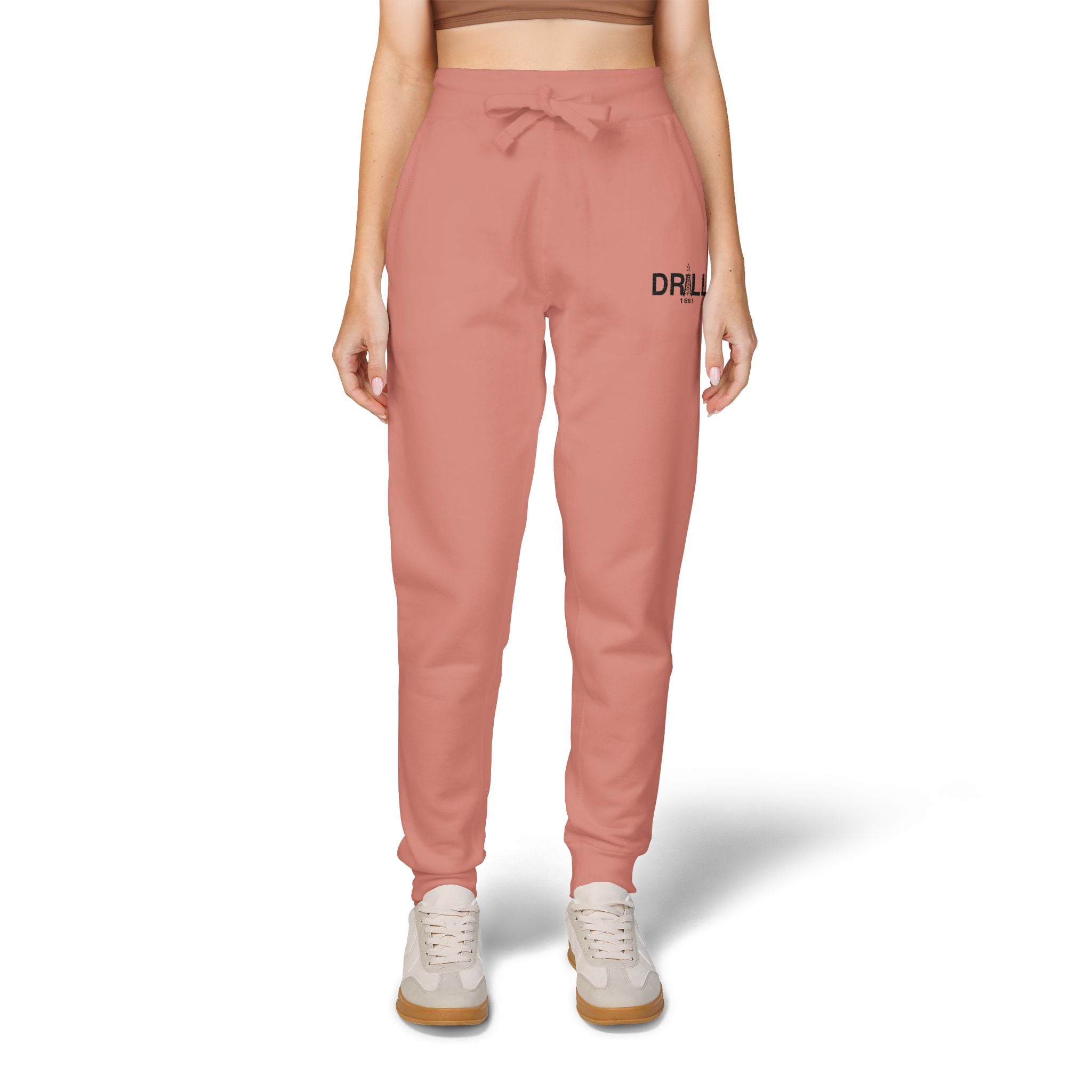 Cozy Embroidered Unisex Fleece Sweatpants for Relaxation, Lounge, Gift, Casual, Home