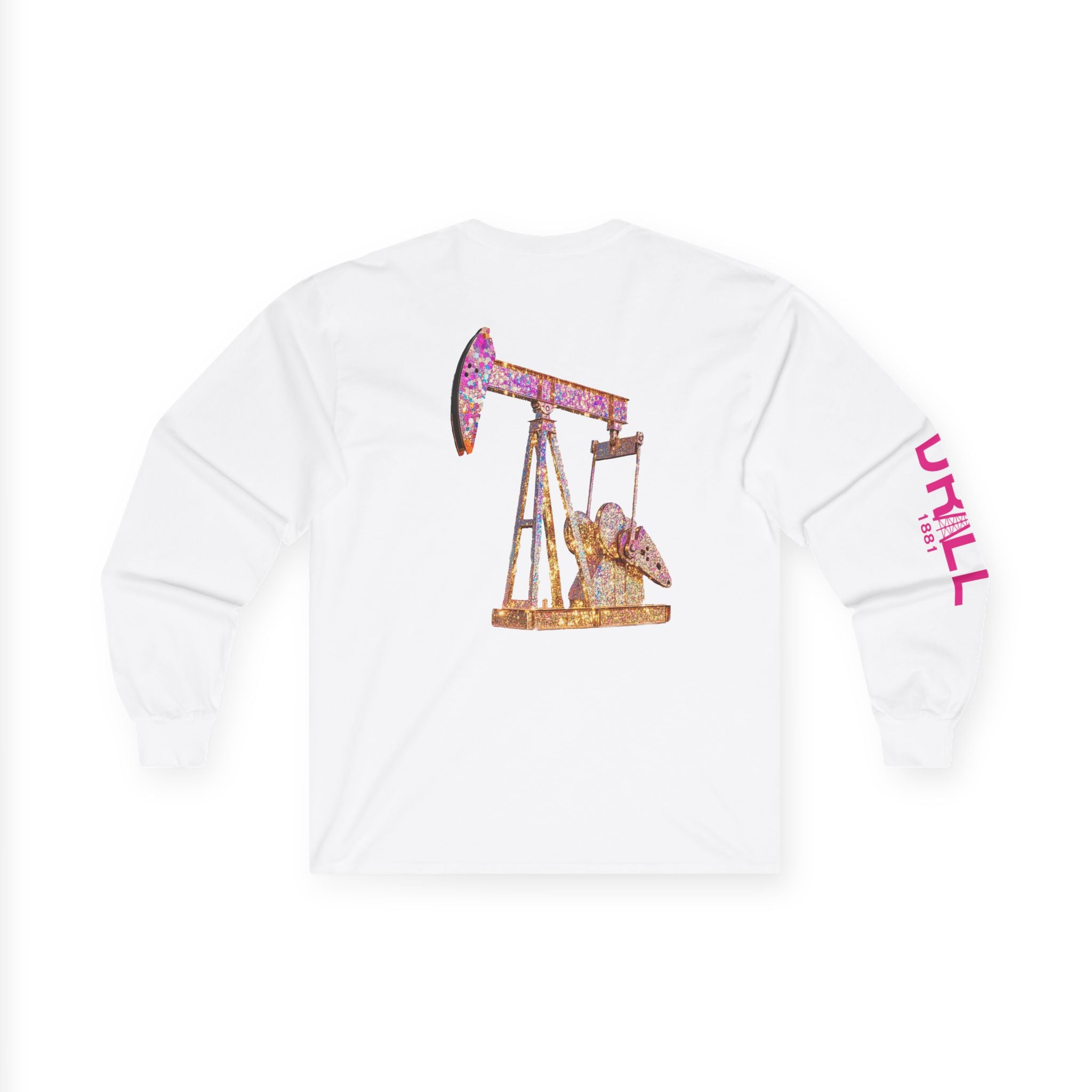 Glitter Pump Jack - Long Sleeve Tee