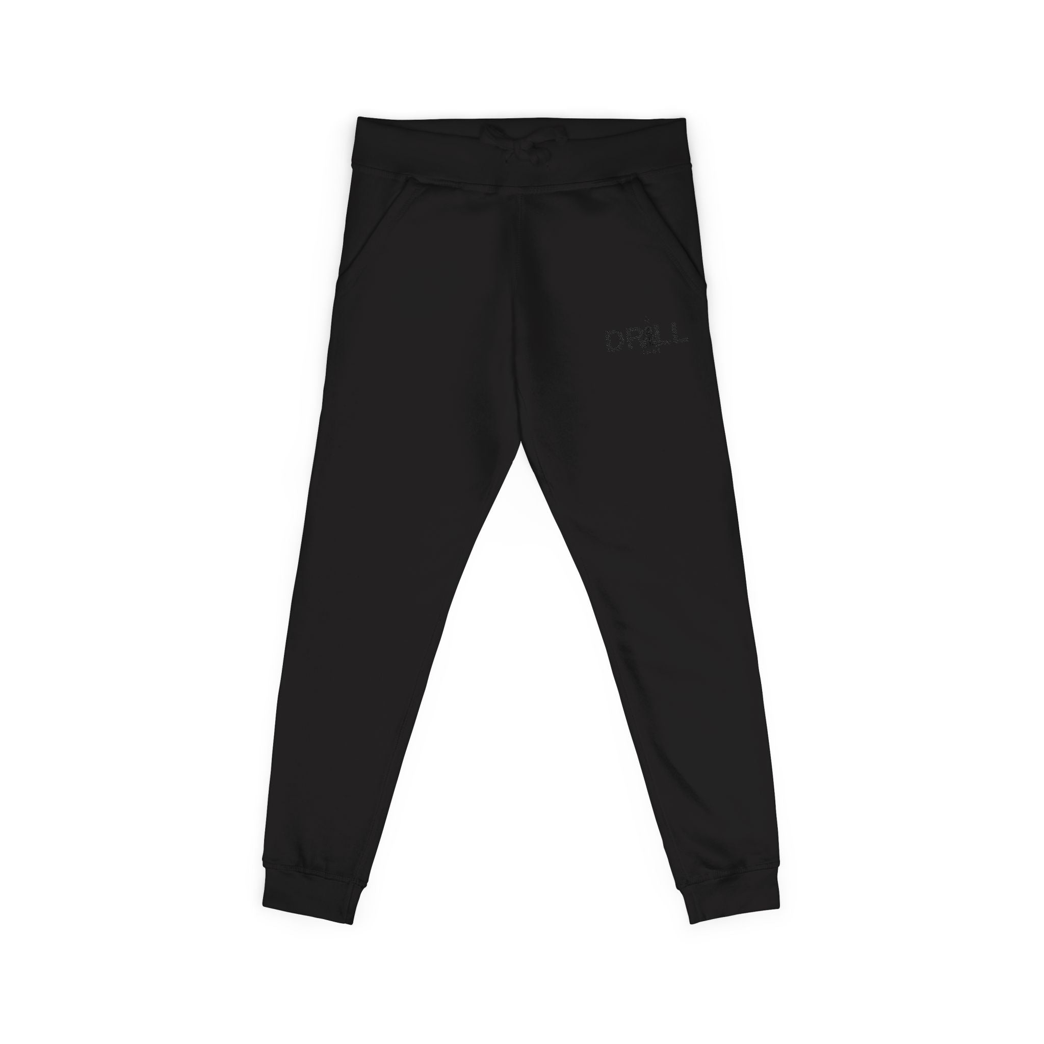 Cozy Embroidered Unisex Fleece Sweatpants for Relaxation, Lounge, Gift, Casual, Home