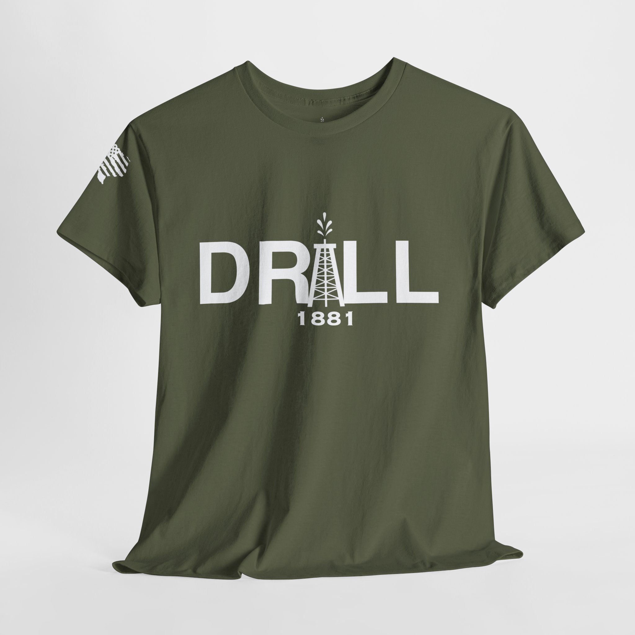 Drill Basic White Logo - SS - Front