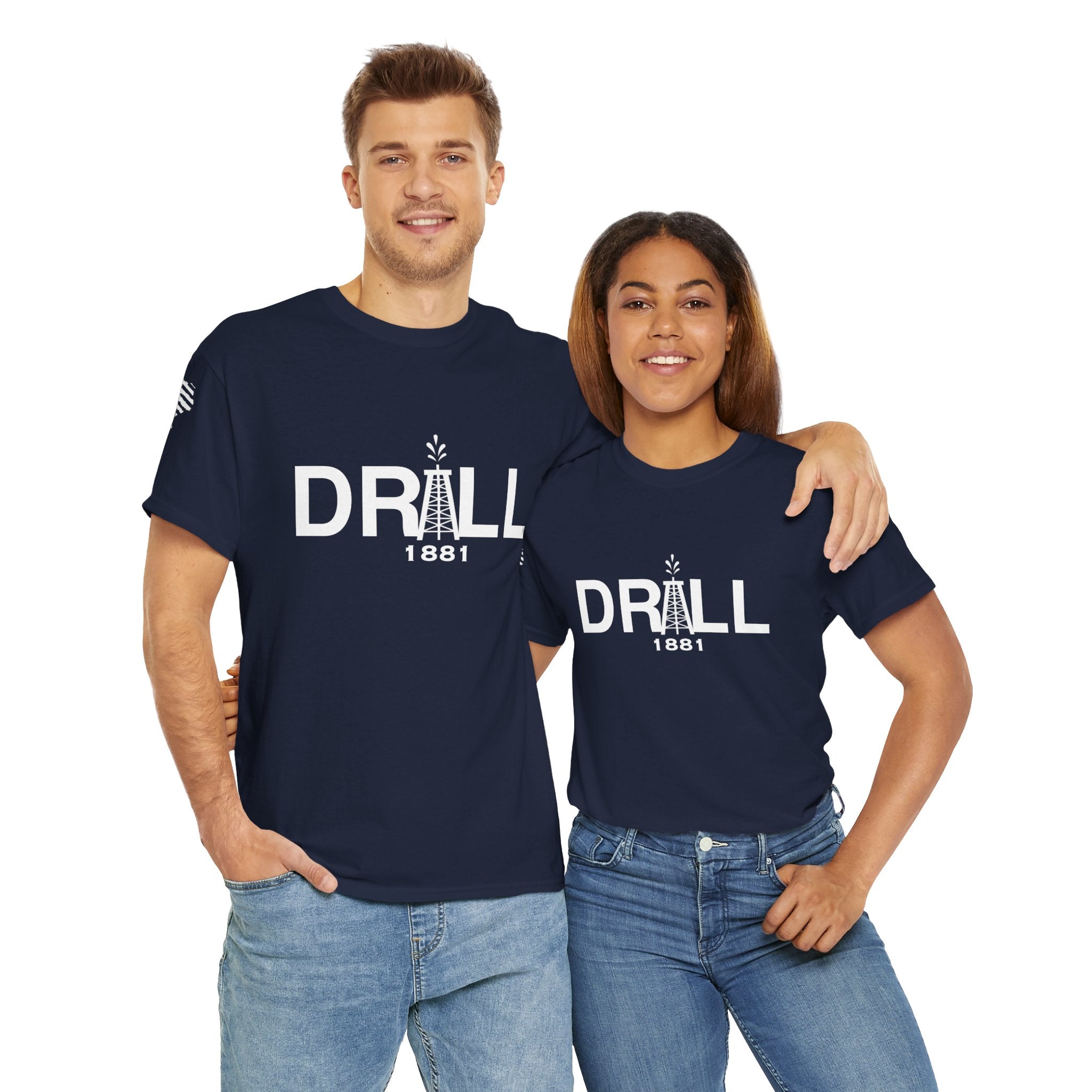 Drill Basic White Logo - SS - Front