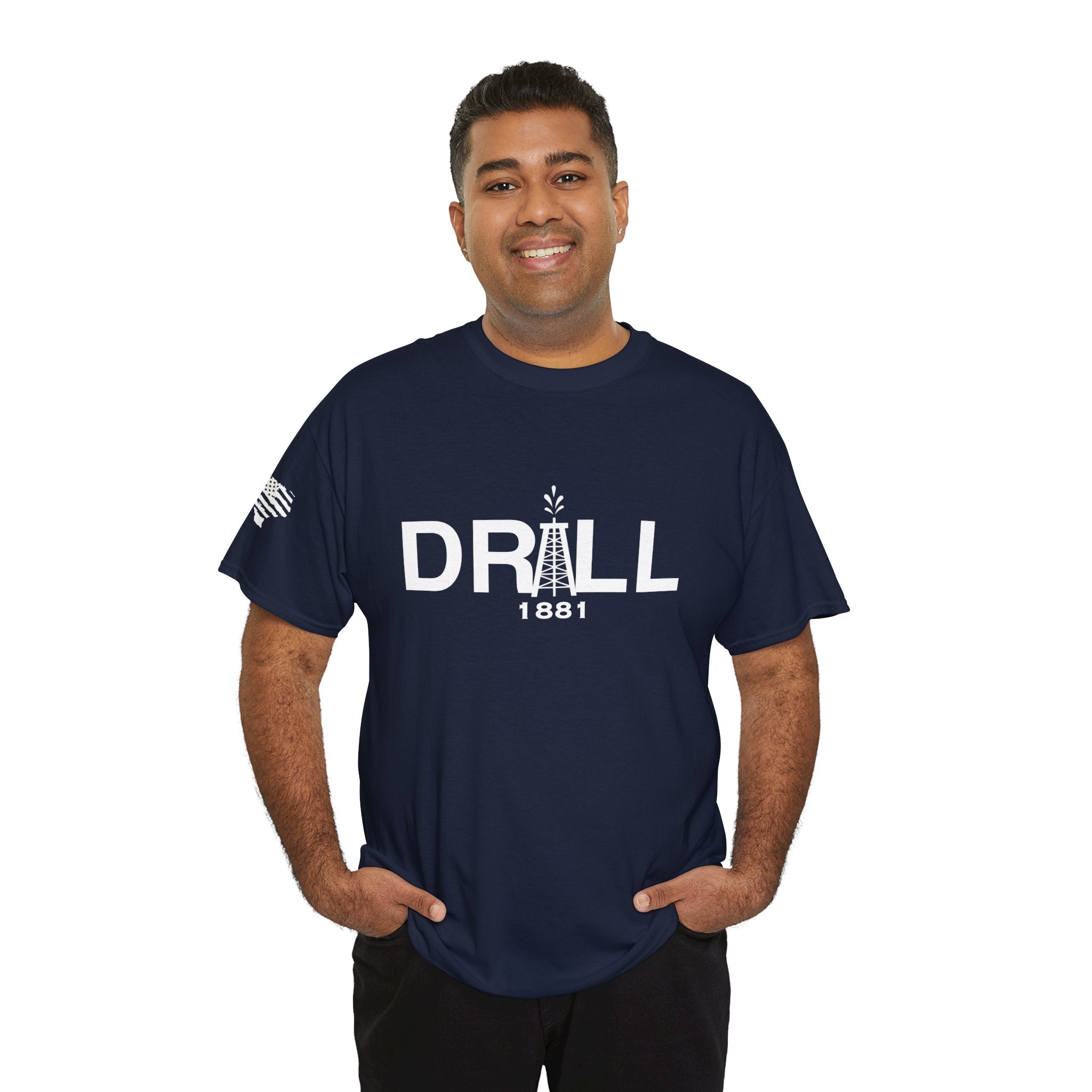 Drill Basic White Logo - SS - Front