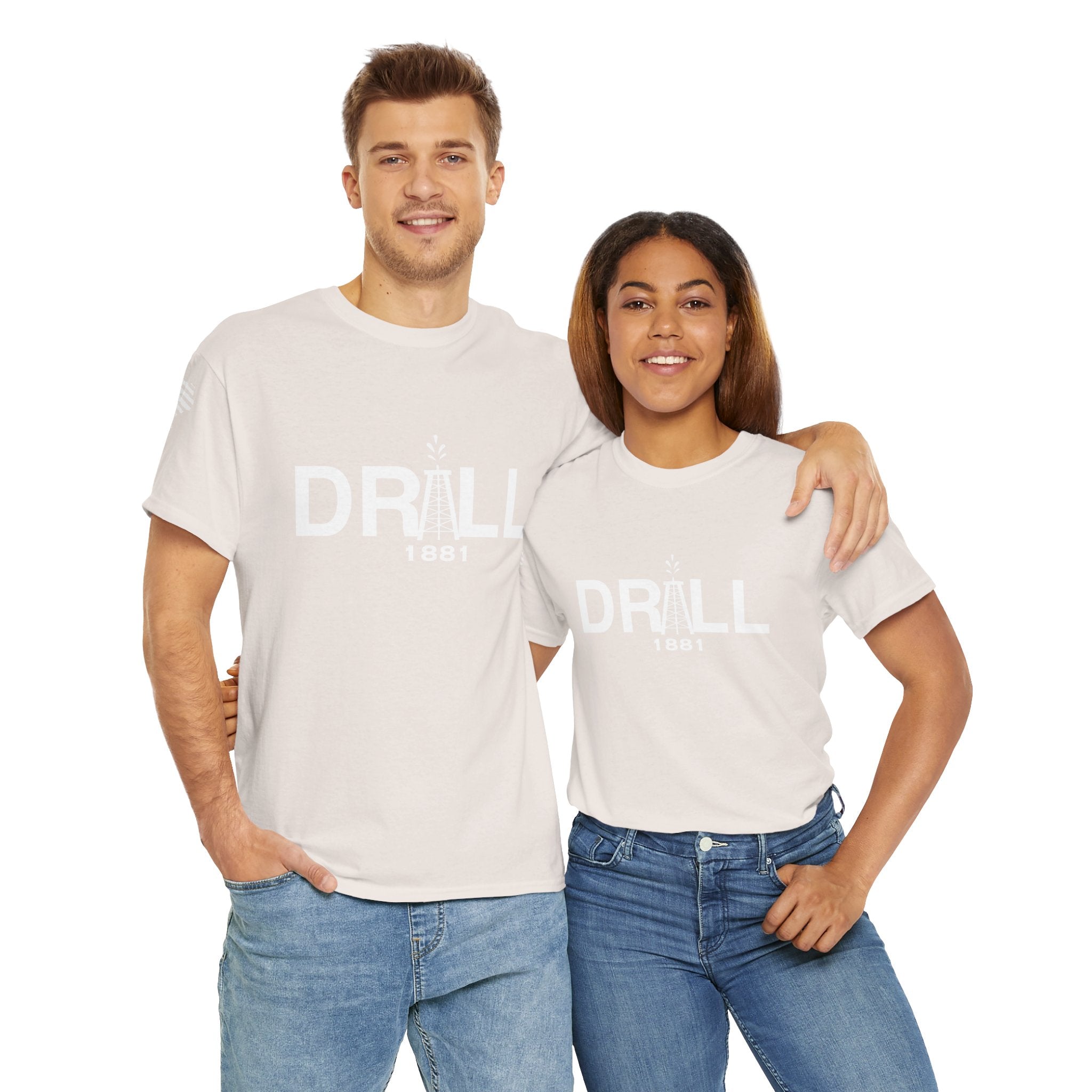 Drill Basic White Logo - SS - Front