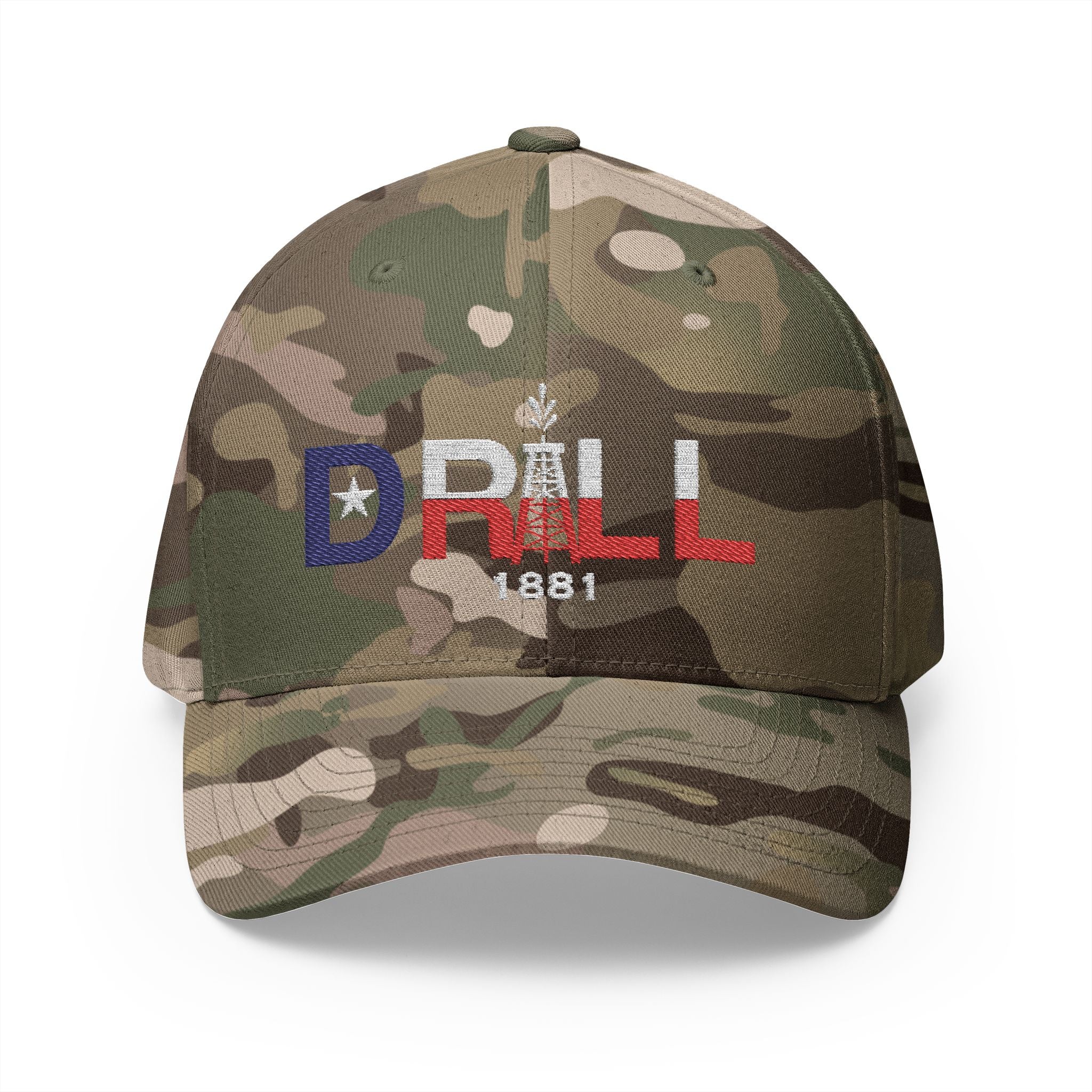 Drill Texas - Closed Back Embroidered Cap