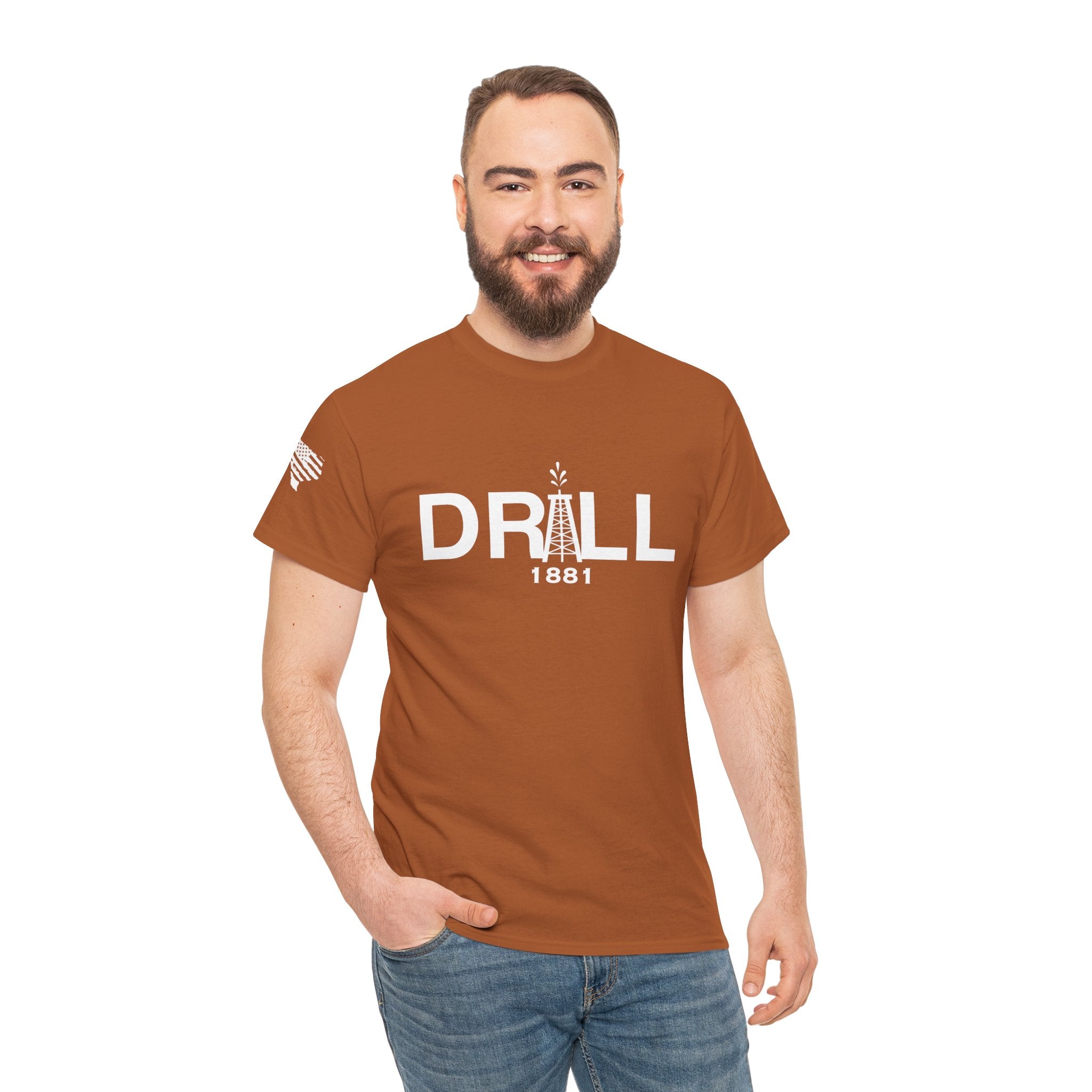 Drill Basic White Logo - SS - Front