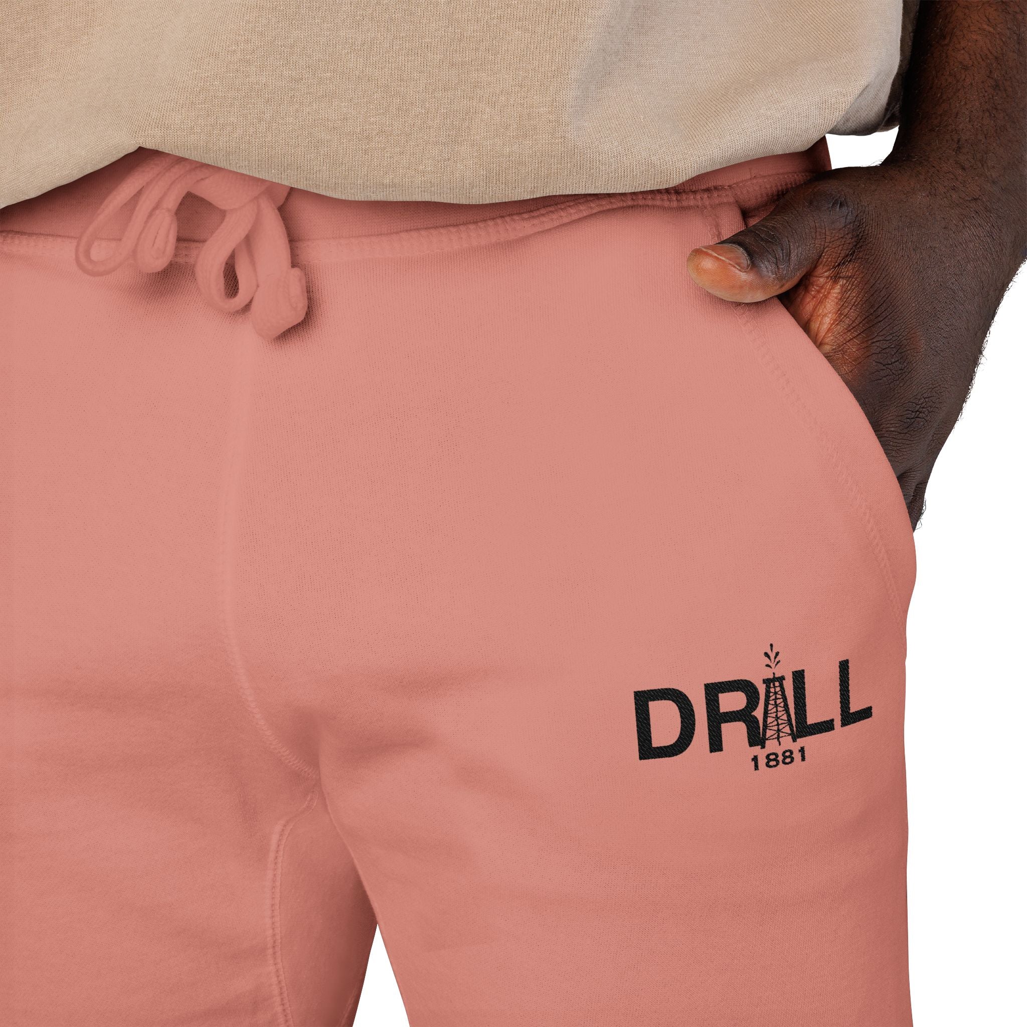 Cozy Embroidered Unisex Fleece Sweatpants for Relaxation, Lounge, Gift, Casual, Home