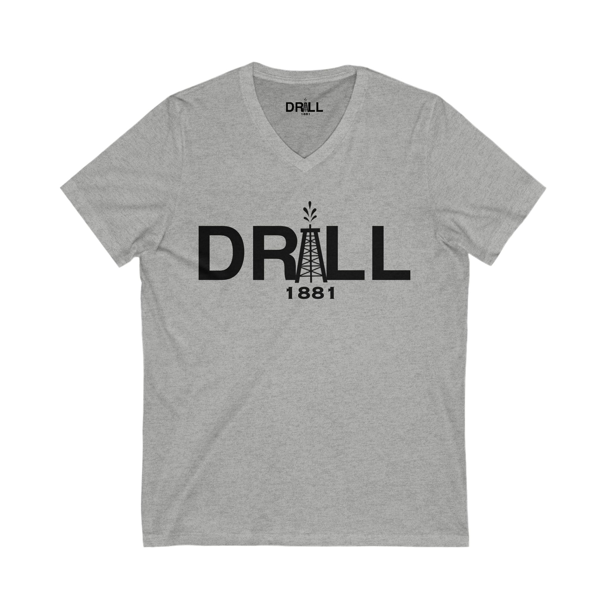 Odessa Est. 1881 - Unisex V-Neck Tee - Vintage Drill Logo