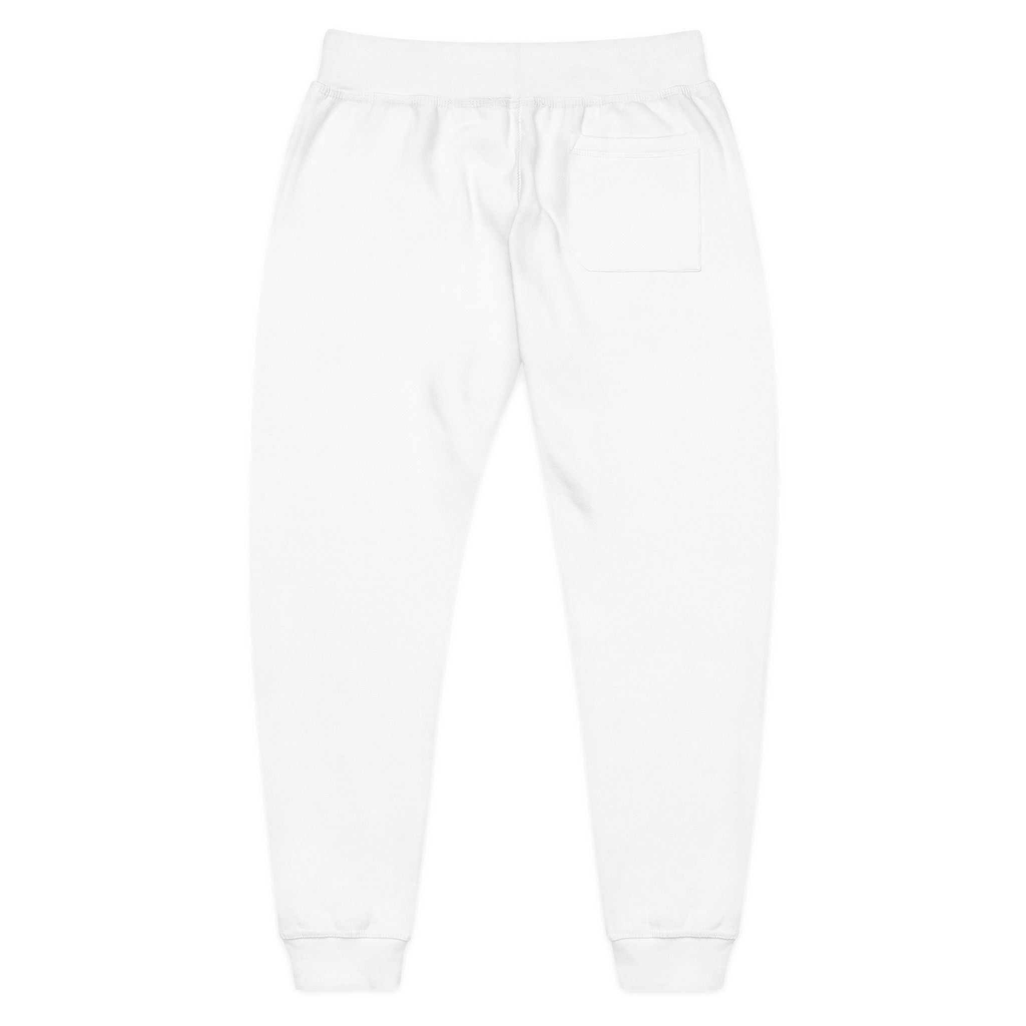 Cozy Embroidered Unisex Fleece Sweatpants for Relaxation, Lounge, Gift, Casual, Home