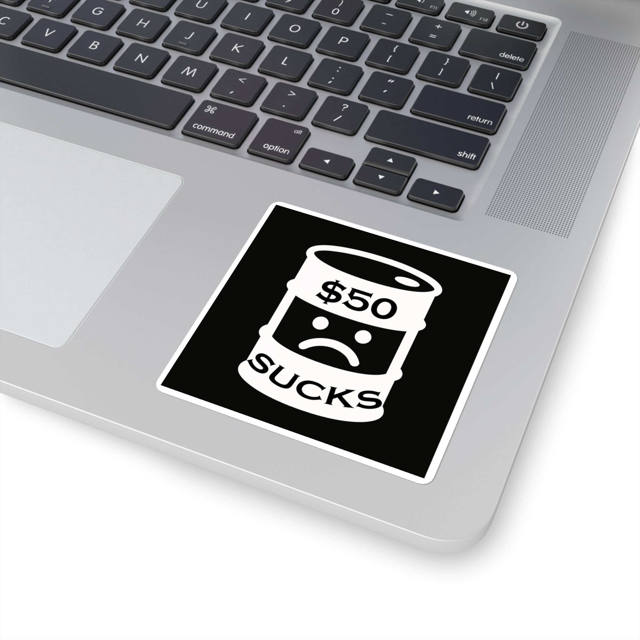 $50 Sucks - Square Stickers