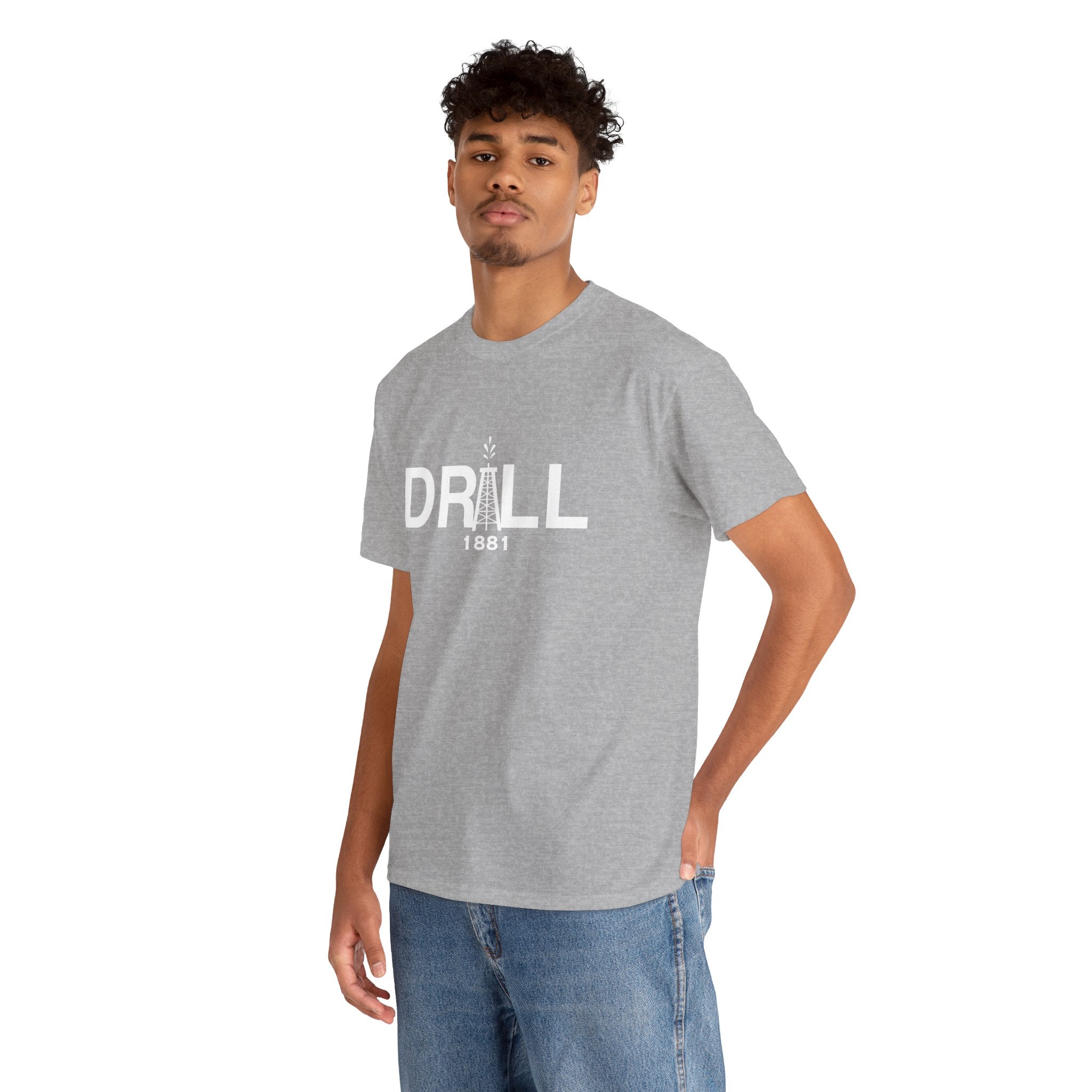 Drill Basic White Logo - SS - Front