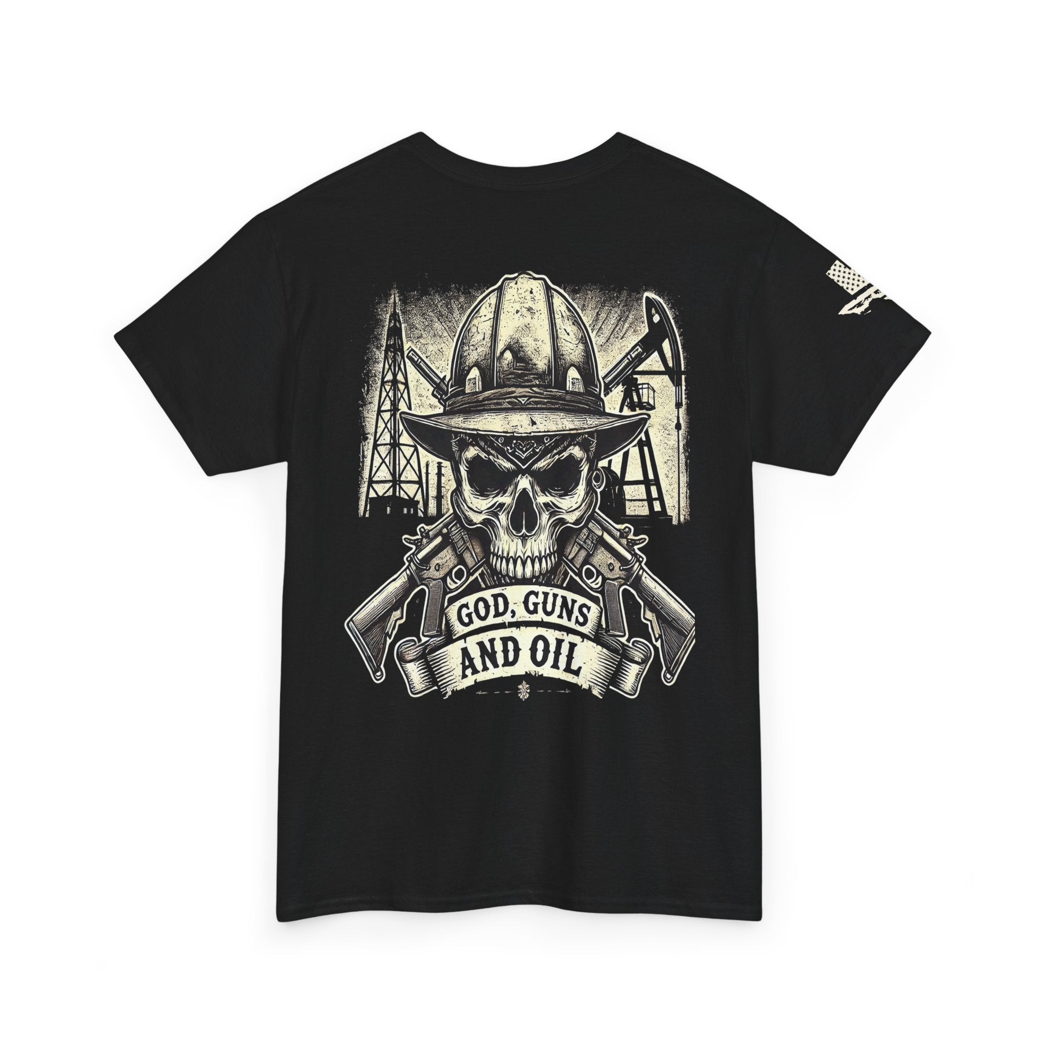 God, Guns, and Oil - SS - Back
