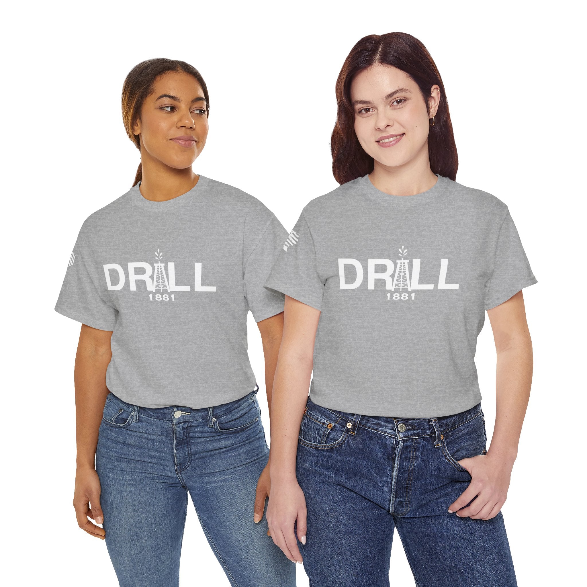 Drill Basic White Logo - SS - Front