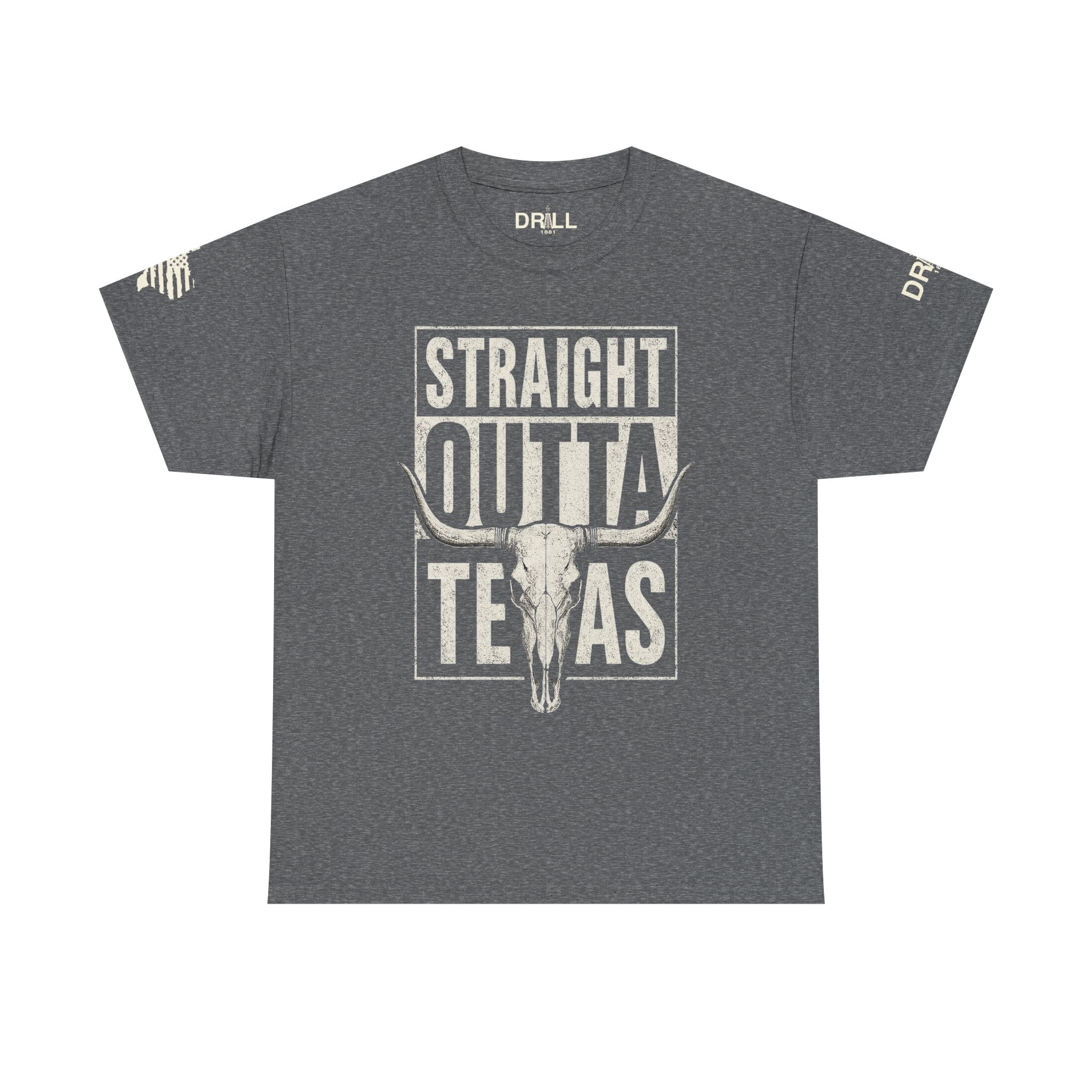 Straight Outta Texas Skull - SS - Front