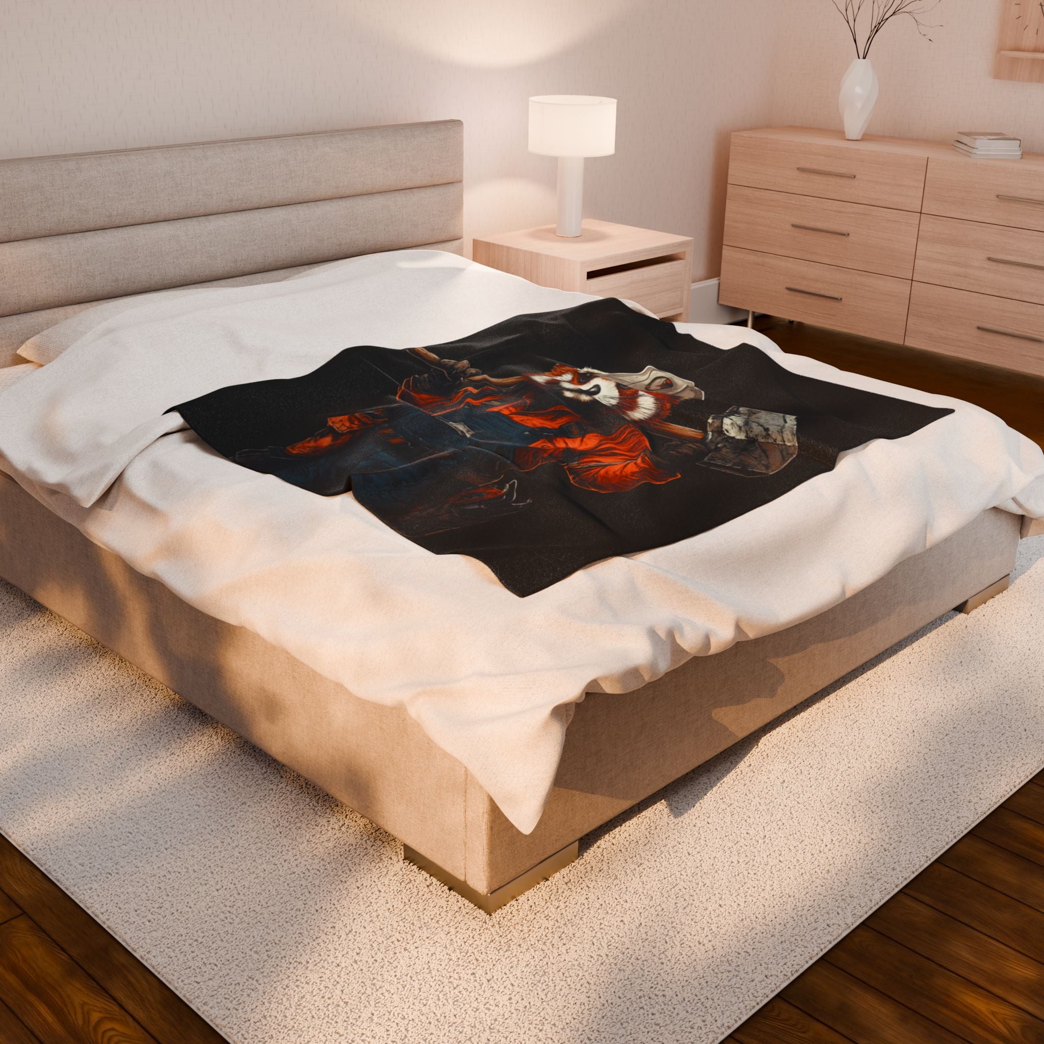 Velveteen Plush Blanket - Riggs Hammer