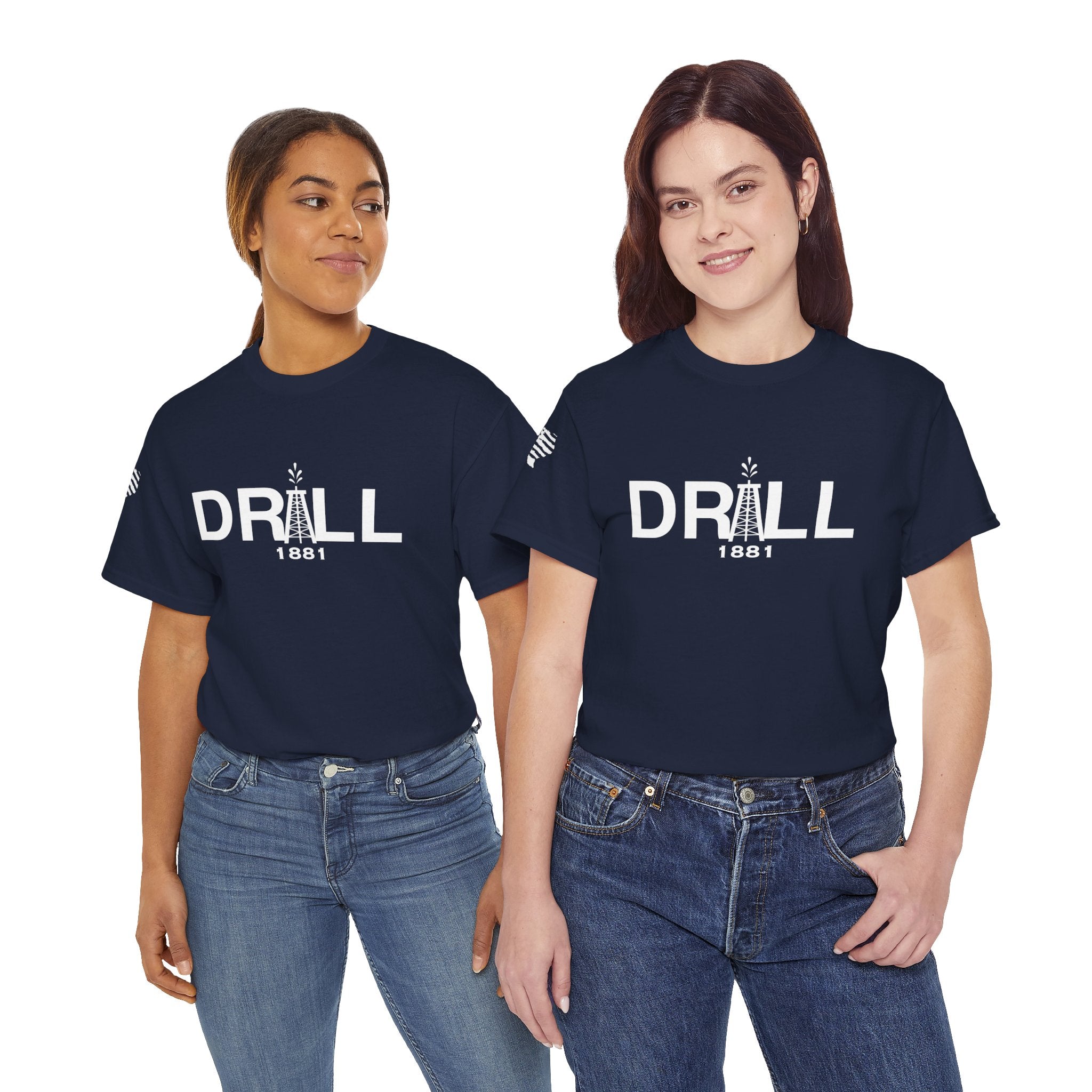Drill Basic White Logo - SS - Front