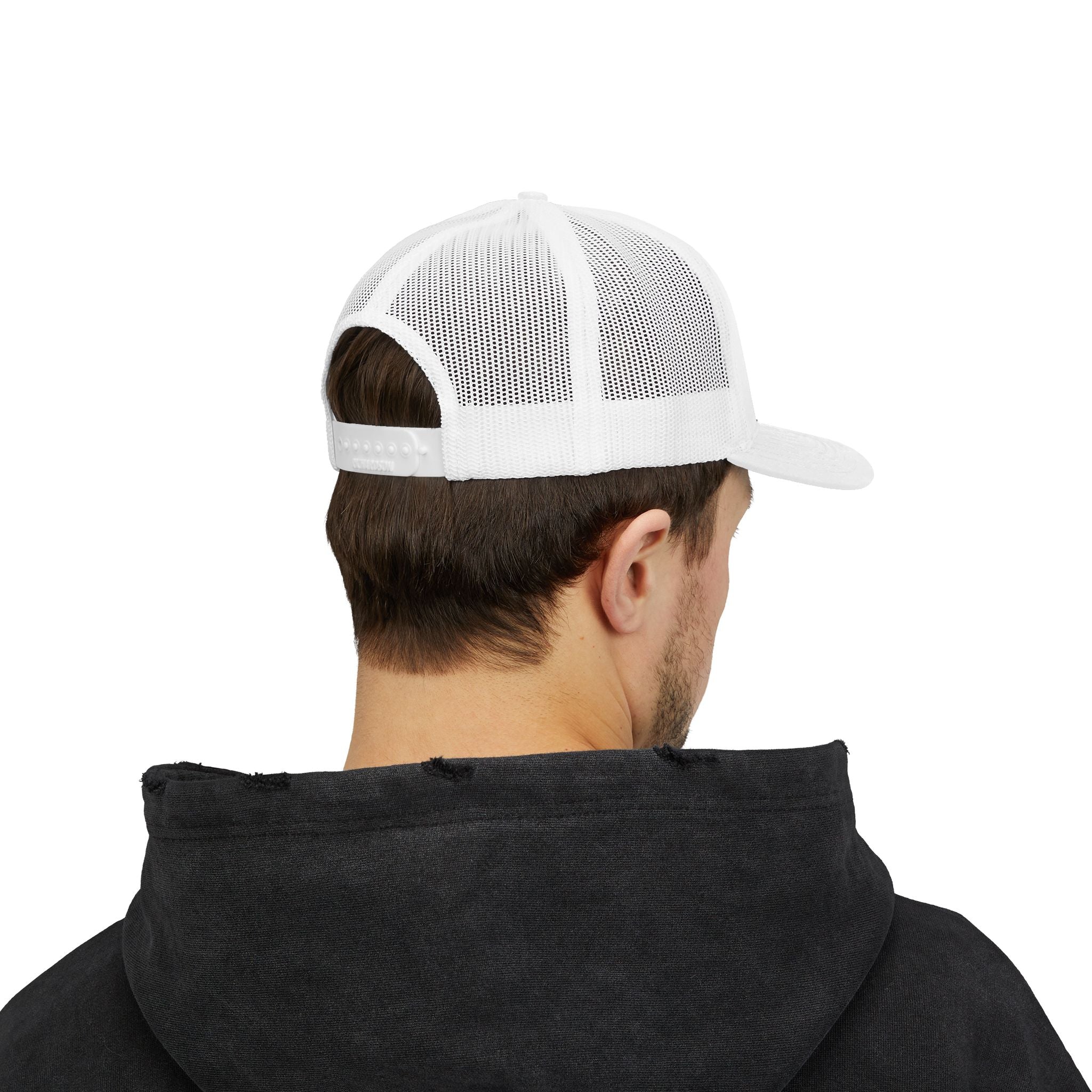 Skull Drill Work Snapback Trucker Cap