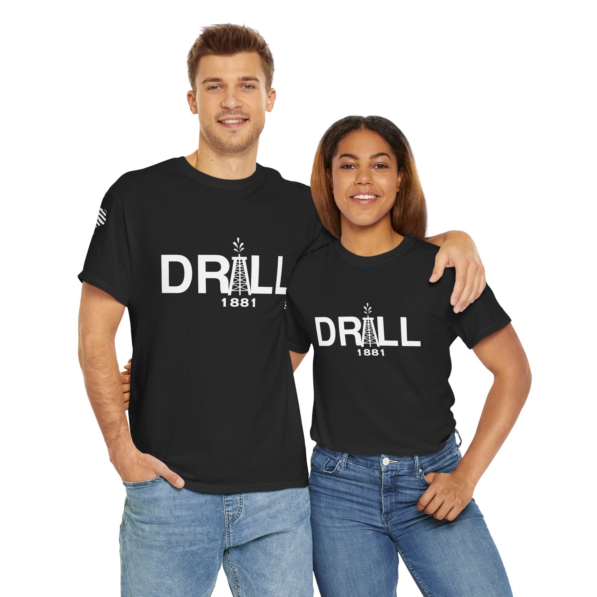 Drill Basic White Logo - SS - Front