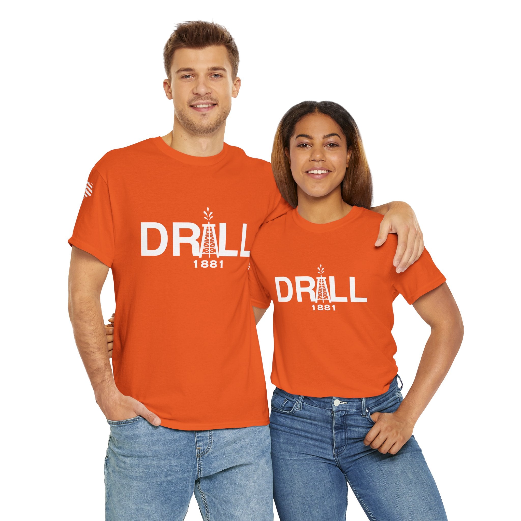 Drill Basic White Logo - SS - Front