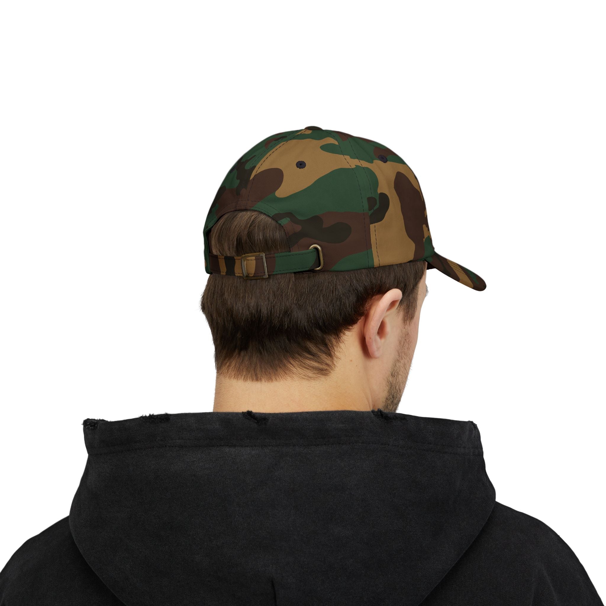 $50 Oil Classic Dad Cap - Vintage Style Adjustable White Hat