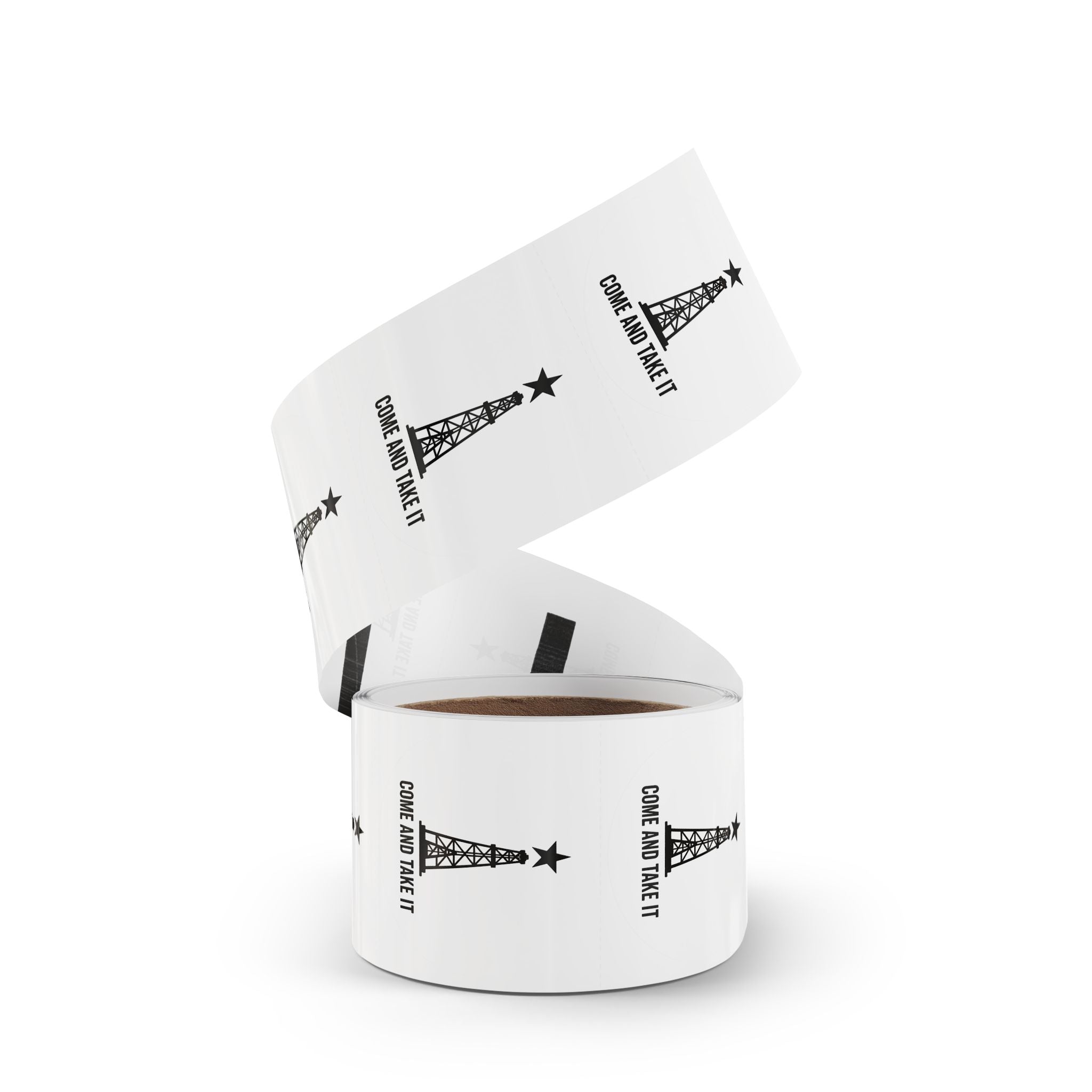 Come and Take it - Round Sticker Label Rolls