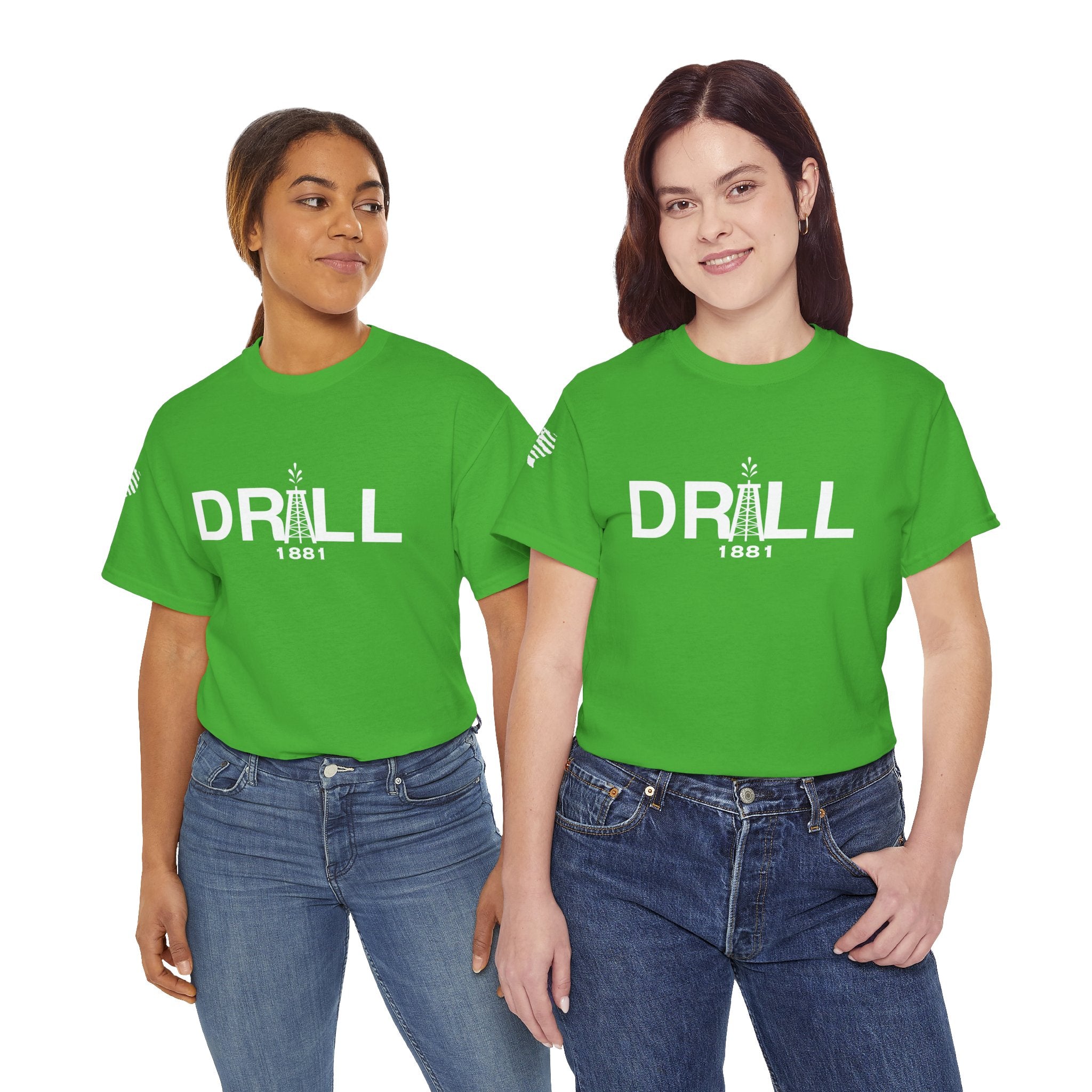 Drill Basic White Logo - SS - Front