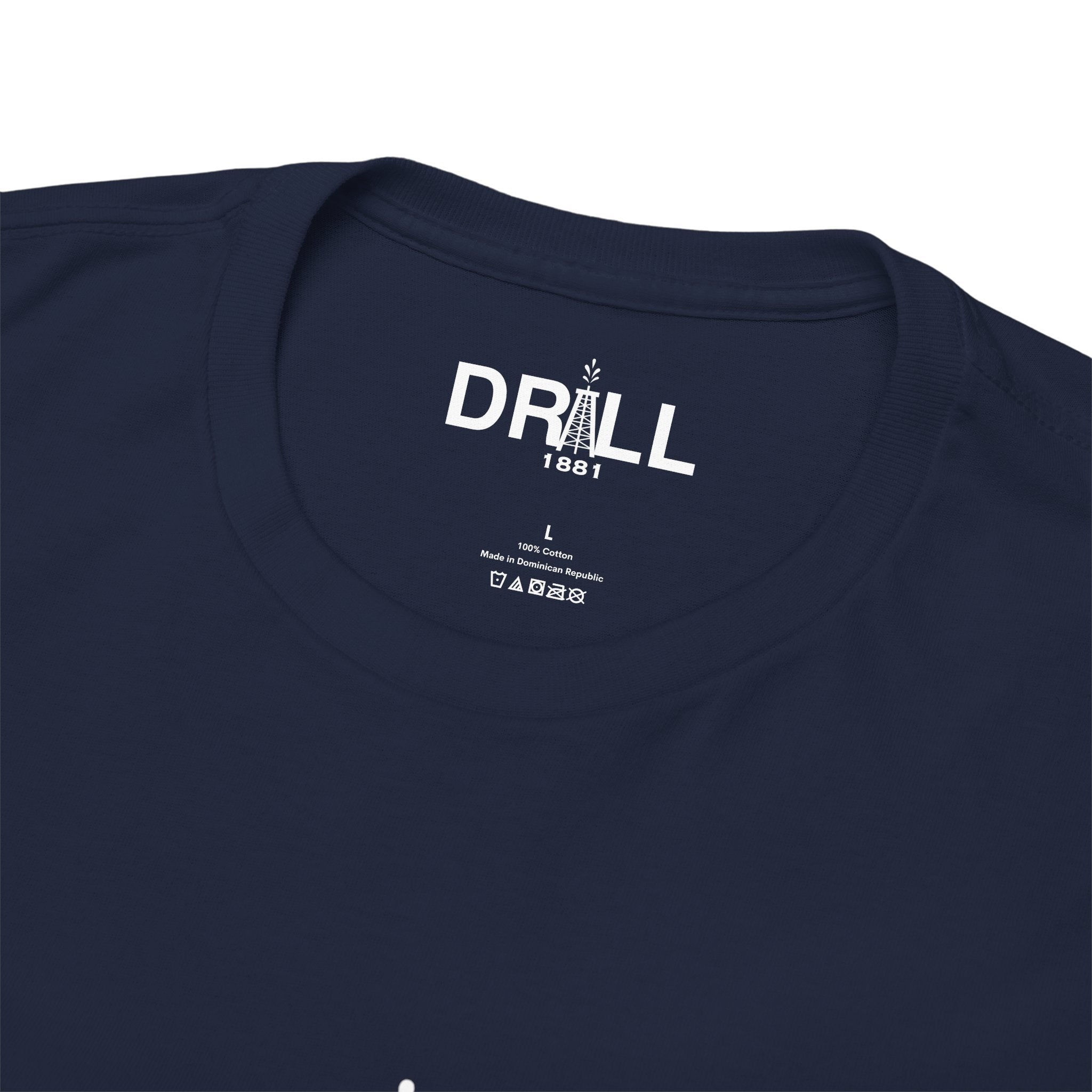 Drill Basic White Logo - SS - Front