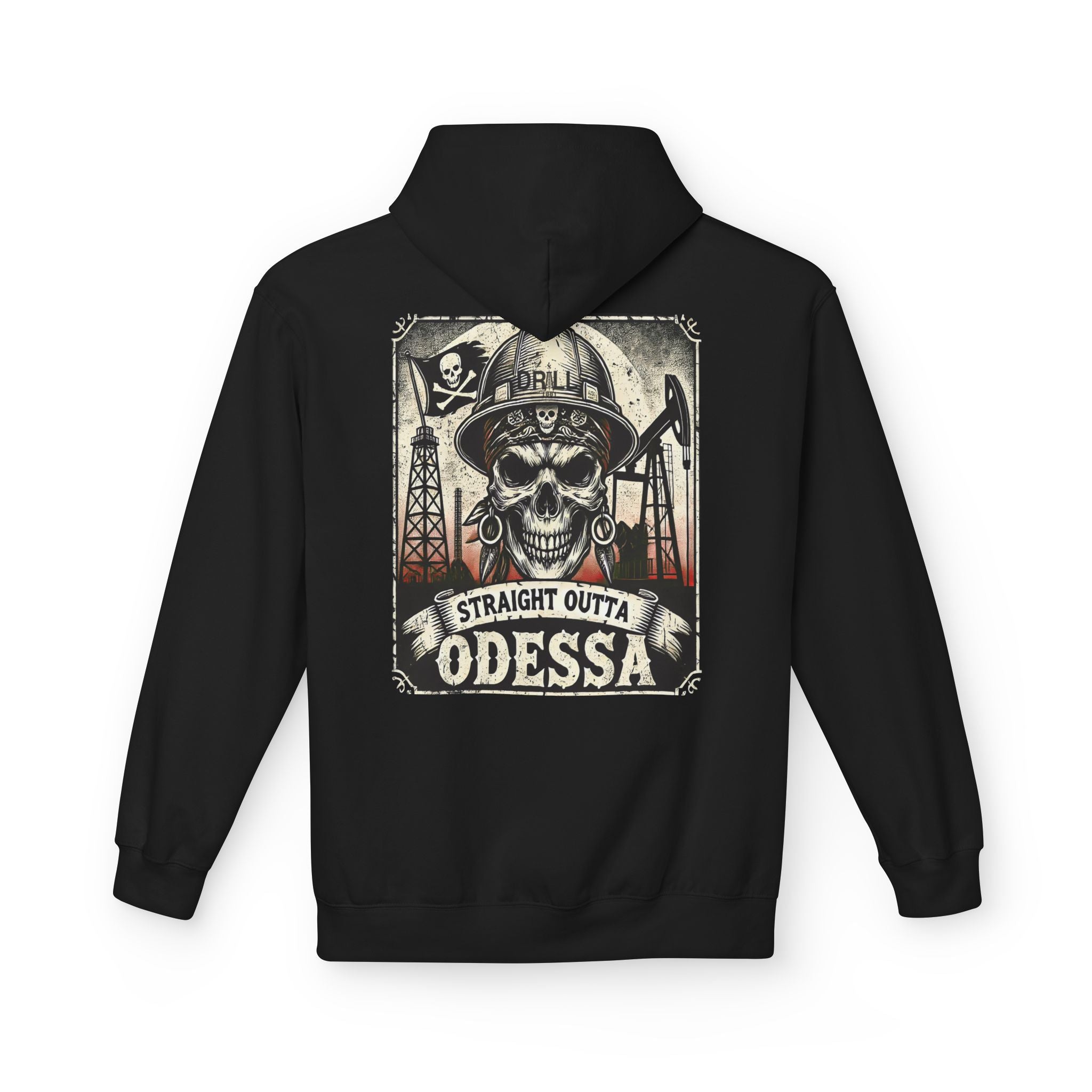 Straight Outta Odessa Pirate - Softstyle Fleece Hoodie