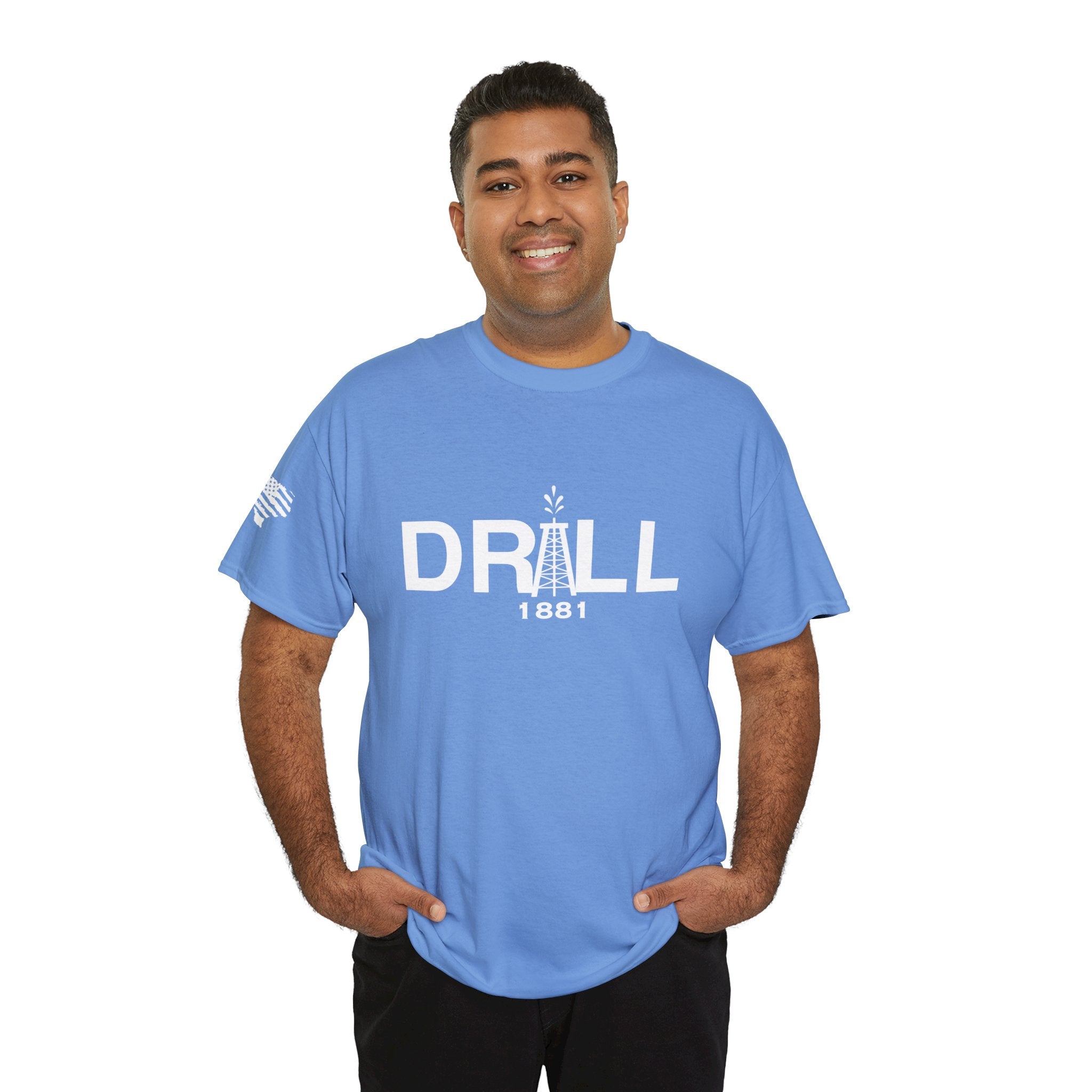 Drill Basic White Logo - SS - Front