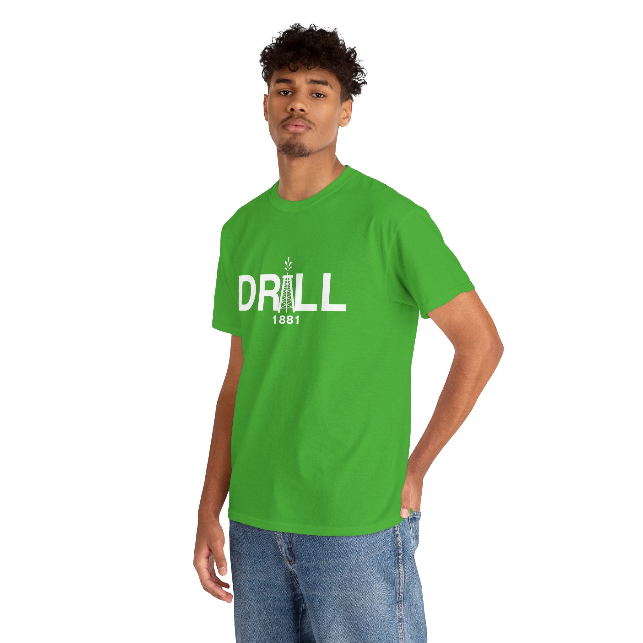 Drill Basic White Logo - SS - Front