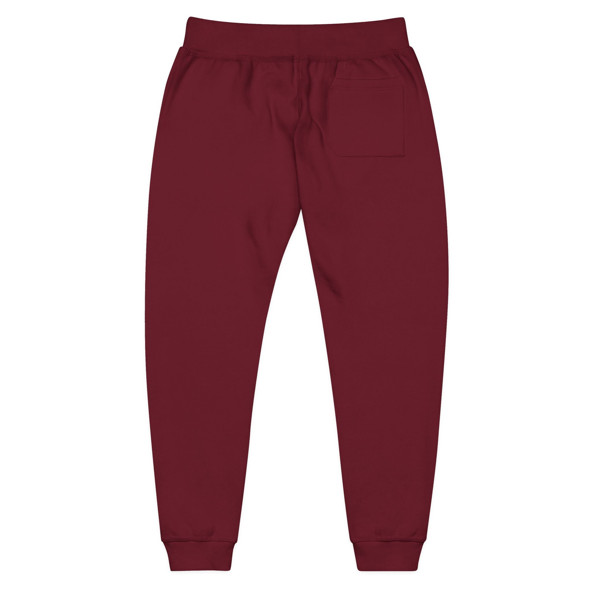 Cozy Embroidered Unisex Fleece Sweatpants for Relaxation, Lounge, Gift, Casual, Home