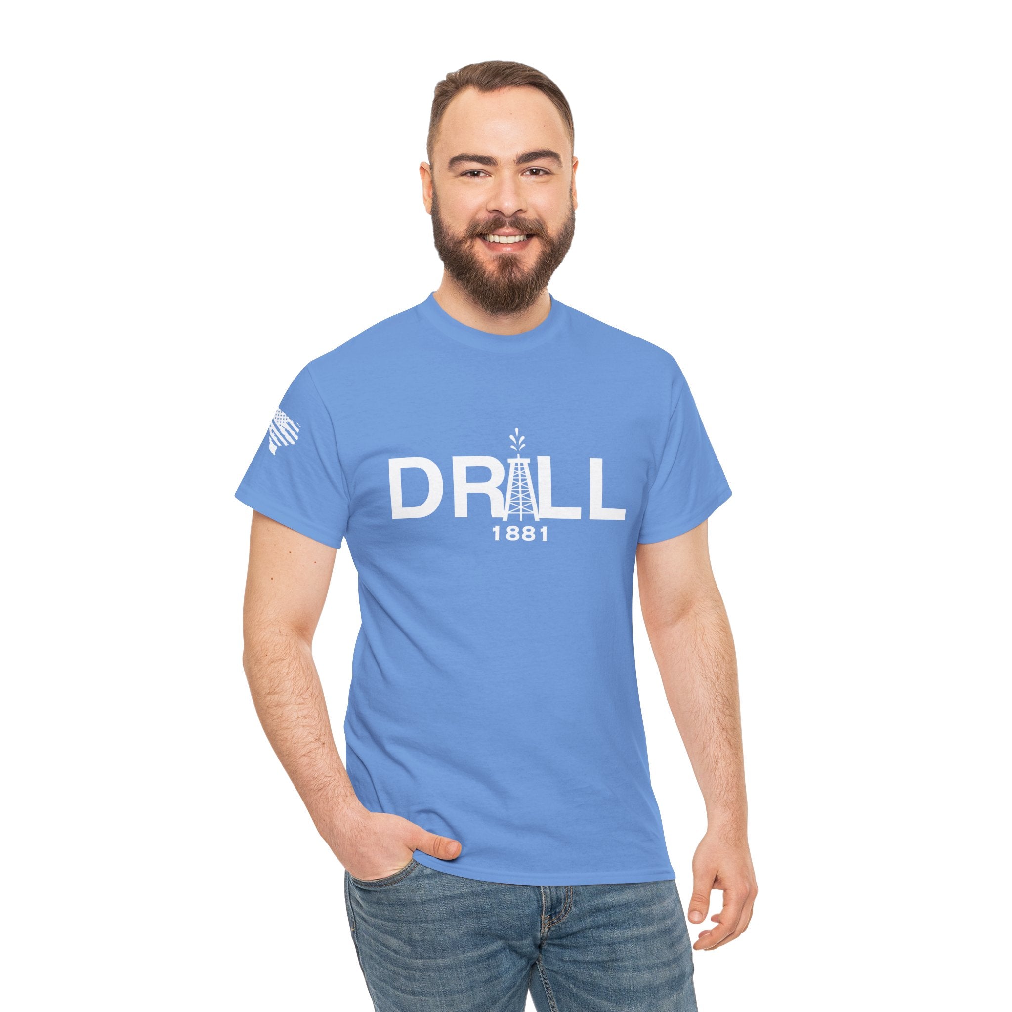 Drill Basic White Logo - SS - Front