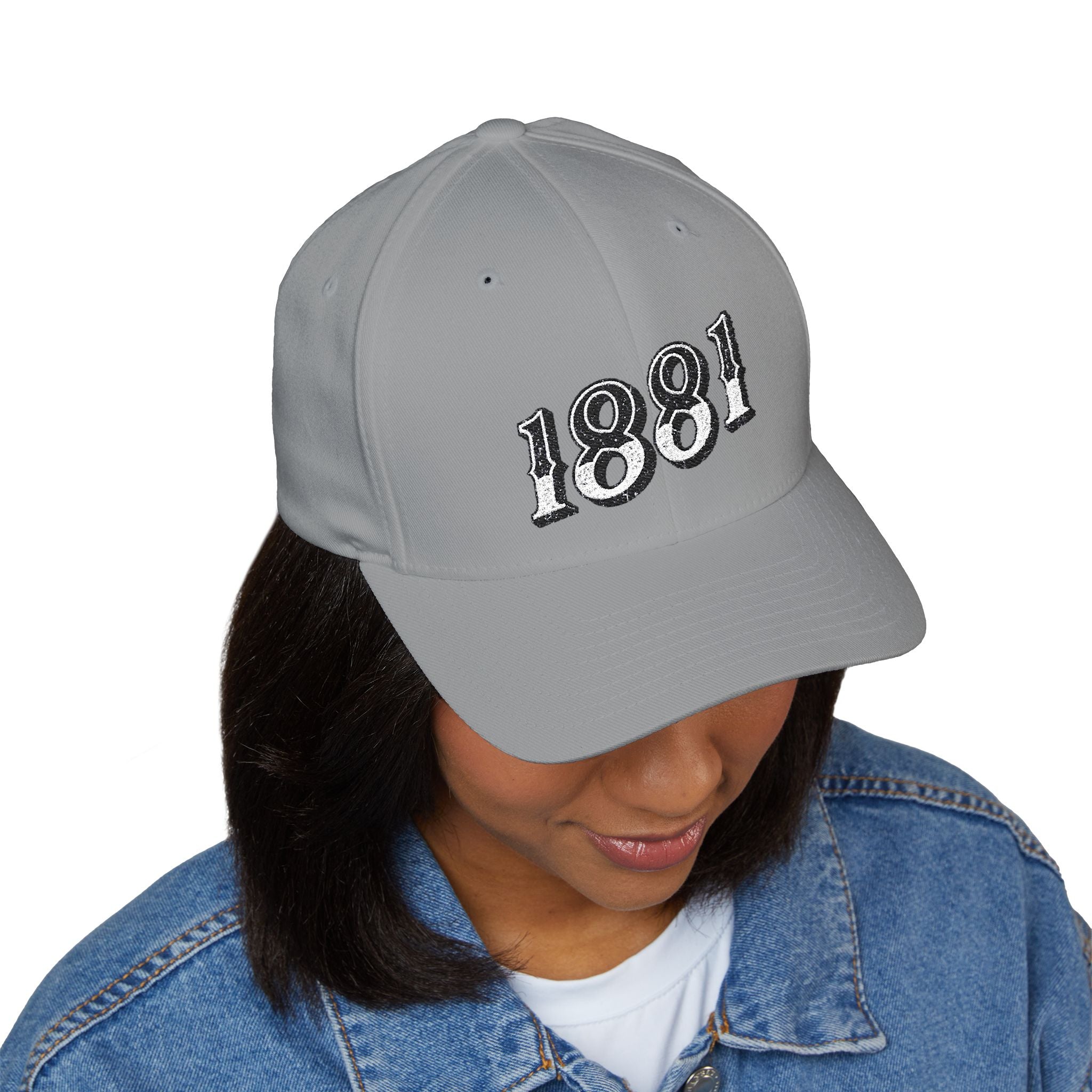 Embroidered Closed-Back Cap - 1881 Classic
