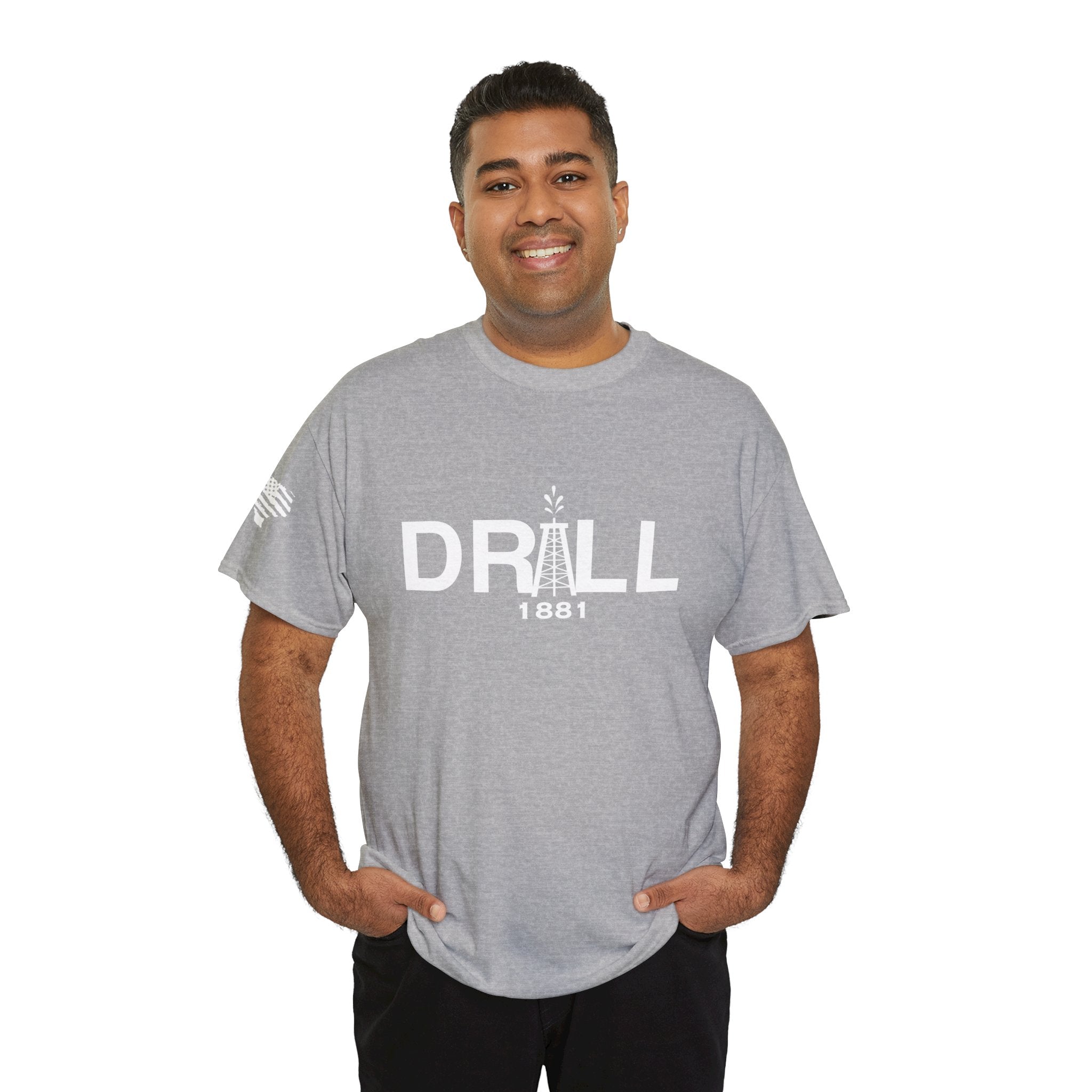 Drill Basic White Logo - SS - Front
