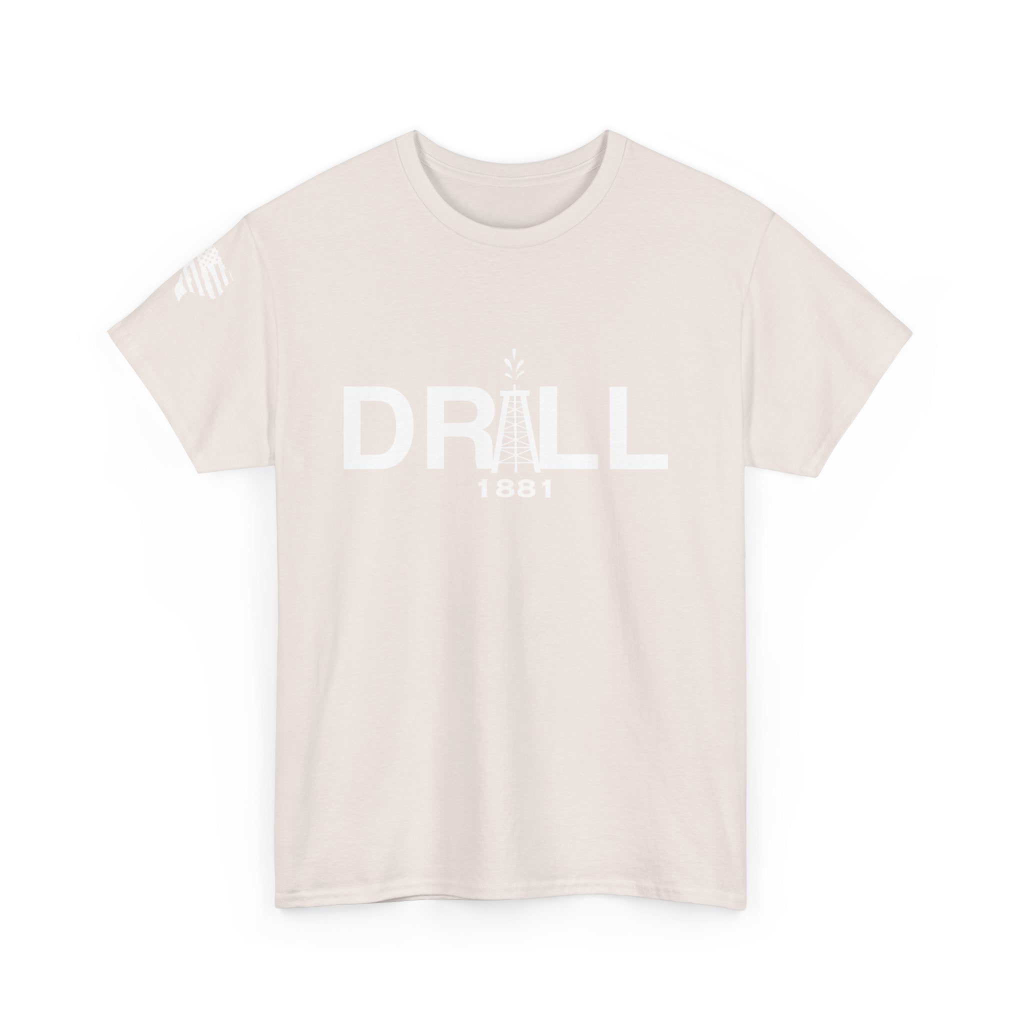 Drill Basic White Logo - SS - Front