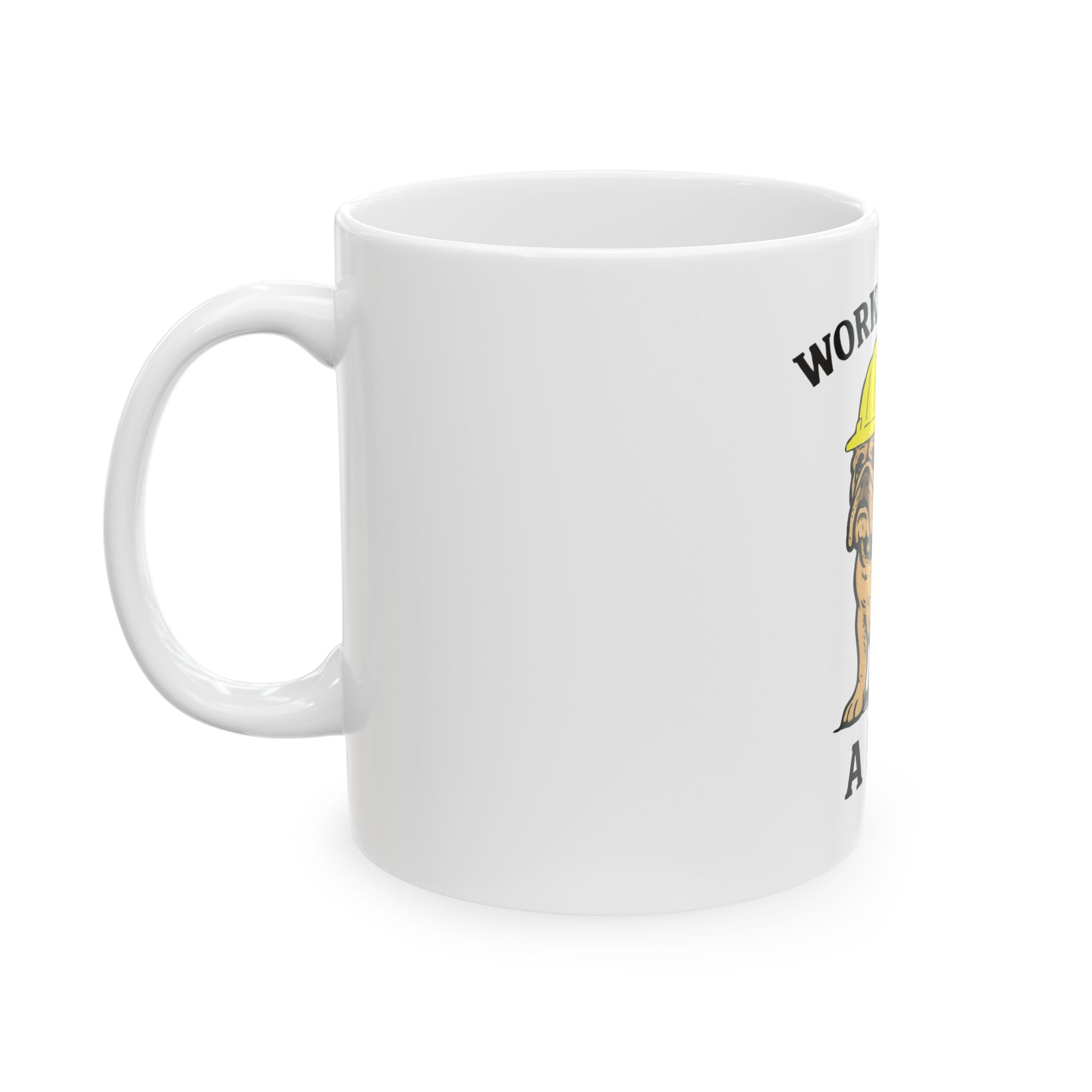Working Like a Dog Ceramic Coffee Mug