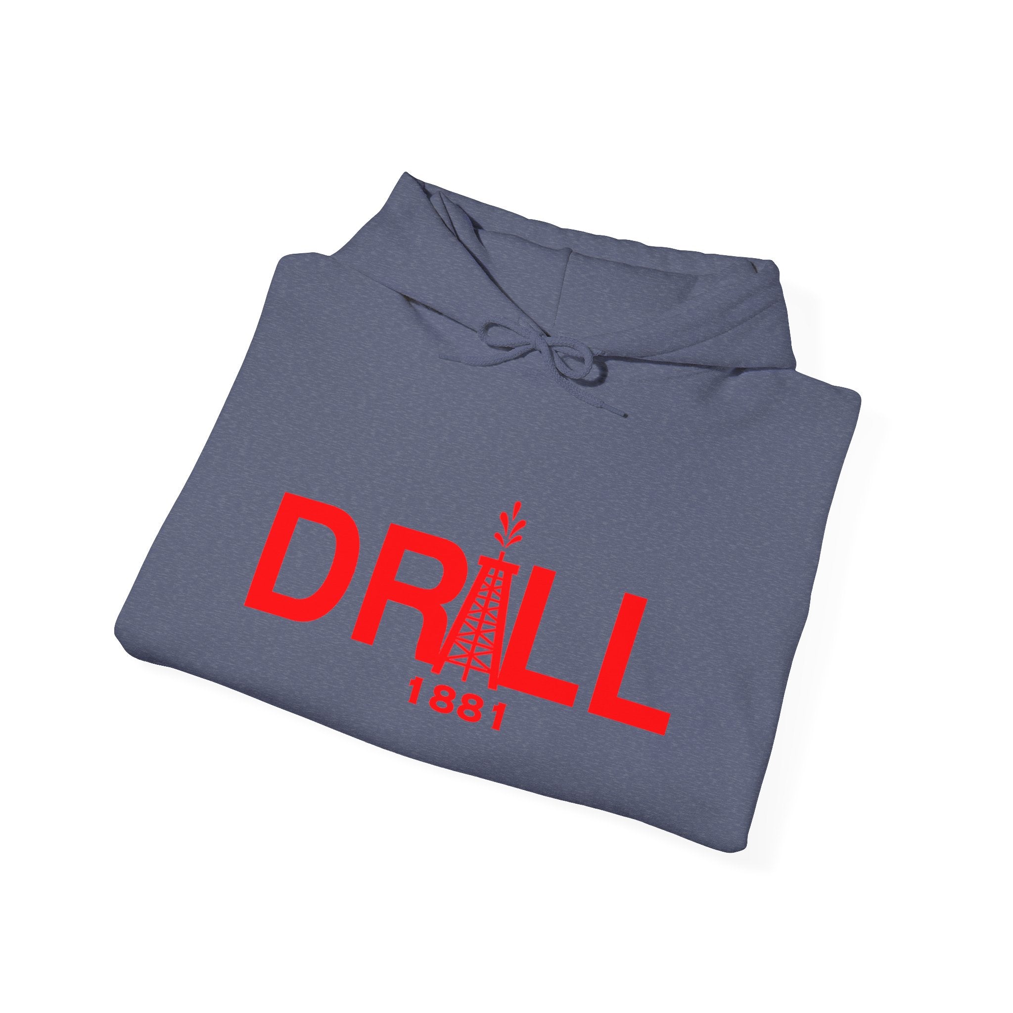 Drill Basic Red Logo - Heavy Blend™ Hoodie