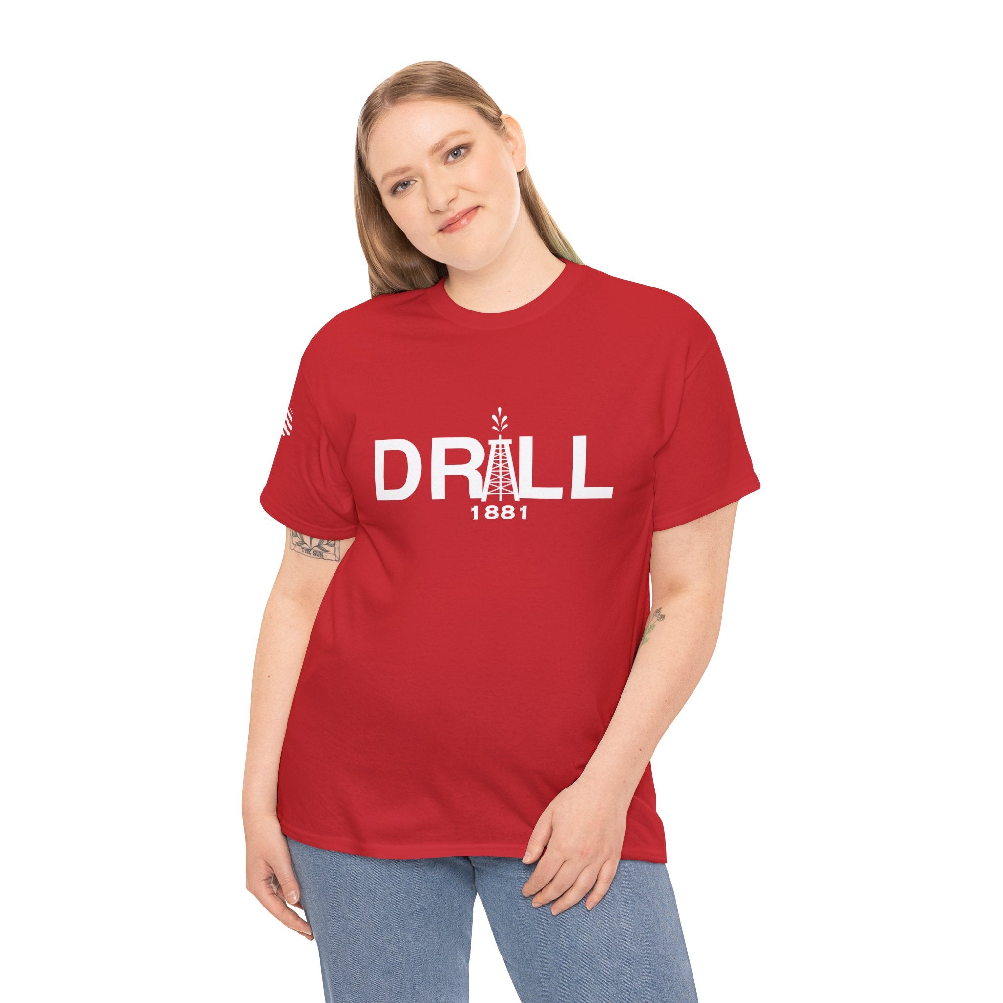 Drill Basic White Logo - SS - Front