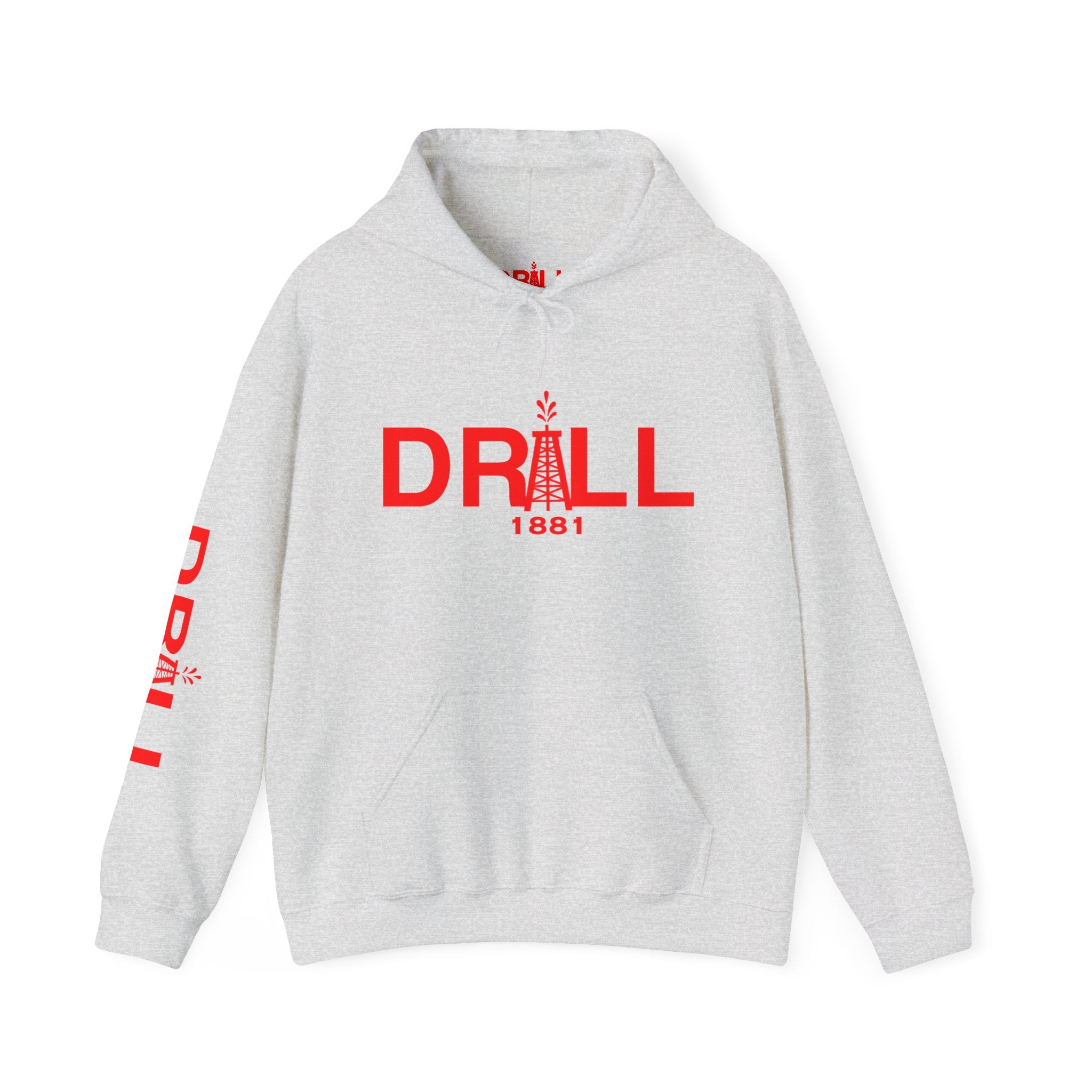 Drill Basic Red Logo - Heavy Blend™ Hoodie