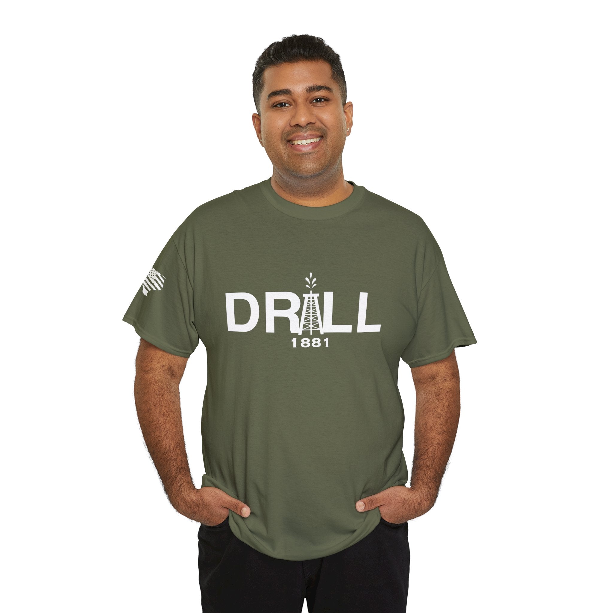 Drill Basic White Logo - SS - Front
