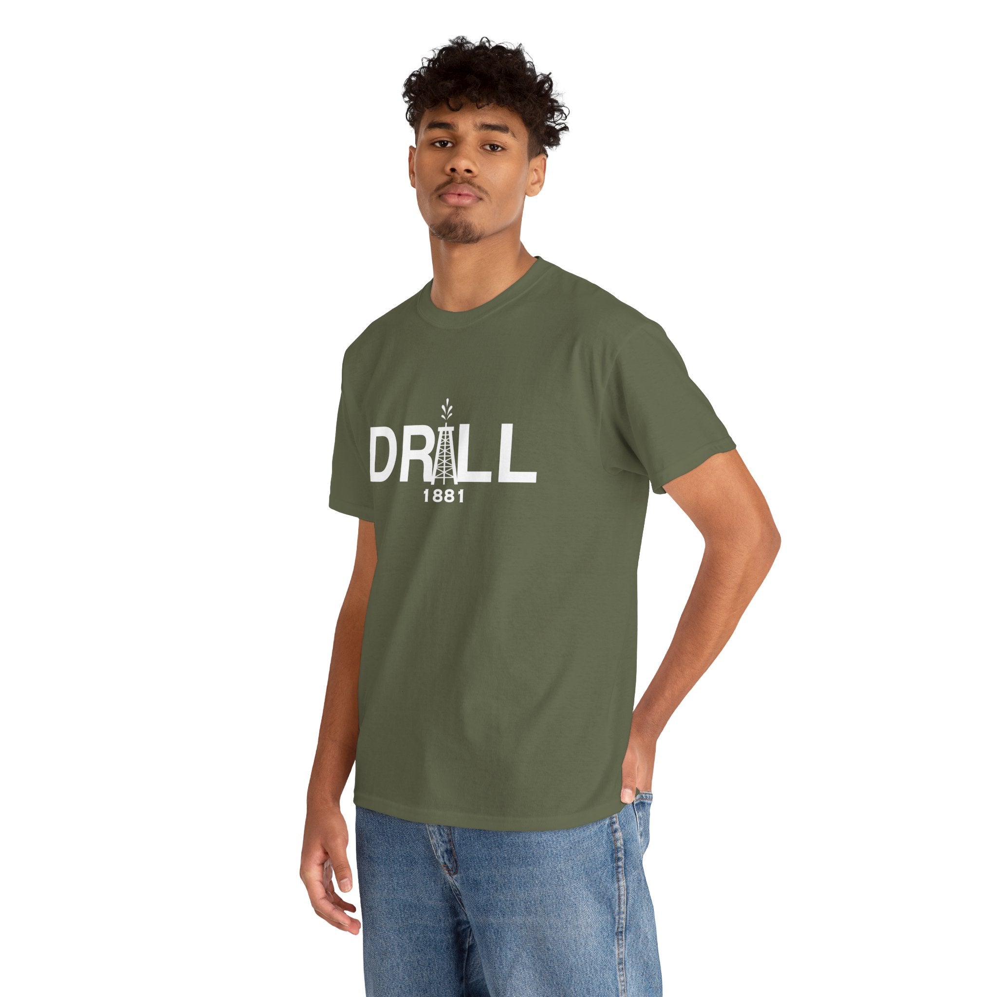 Drill Basic White Logo - SS - Front