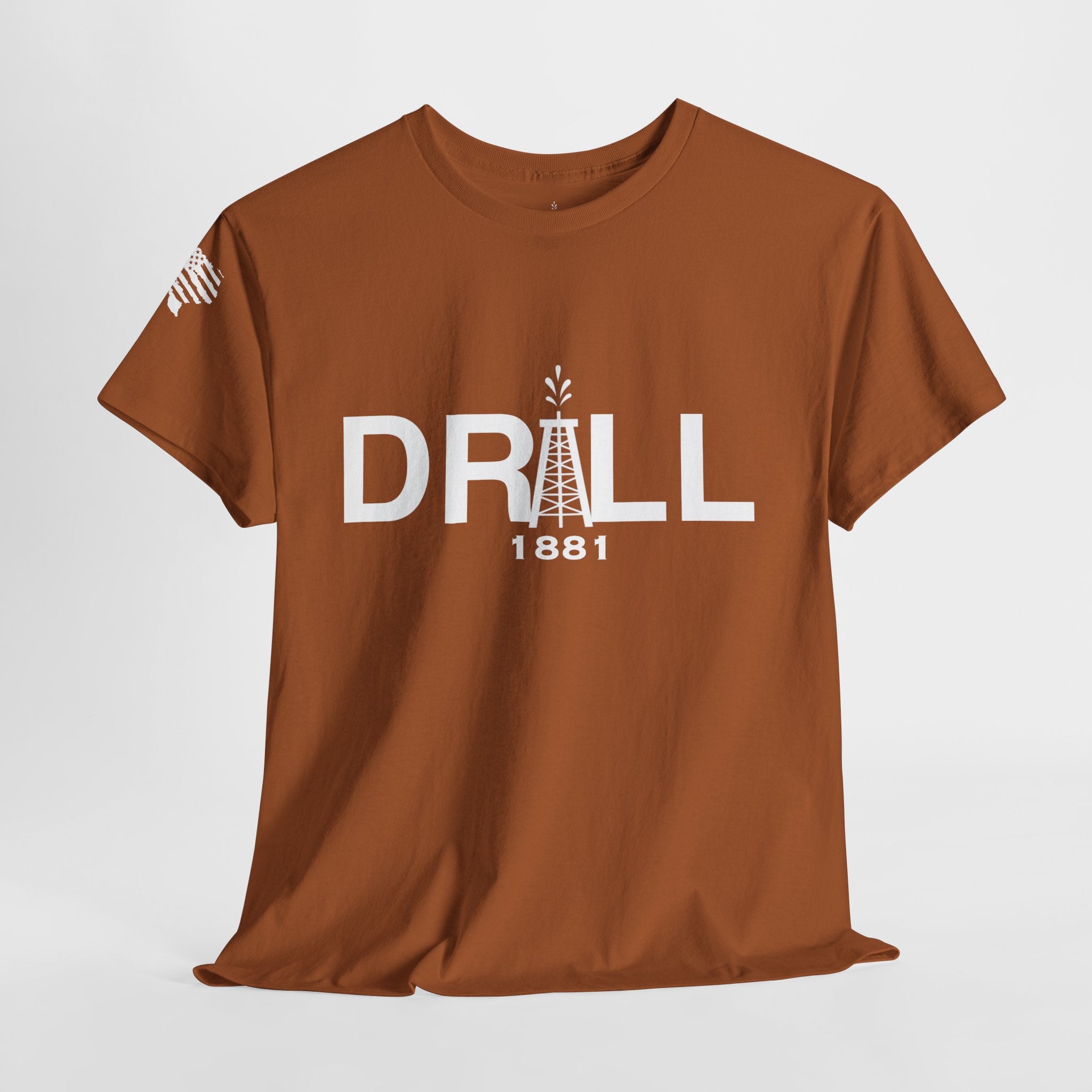 Drill Basic White Logo - SS - Front